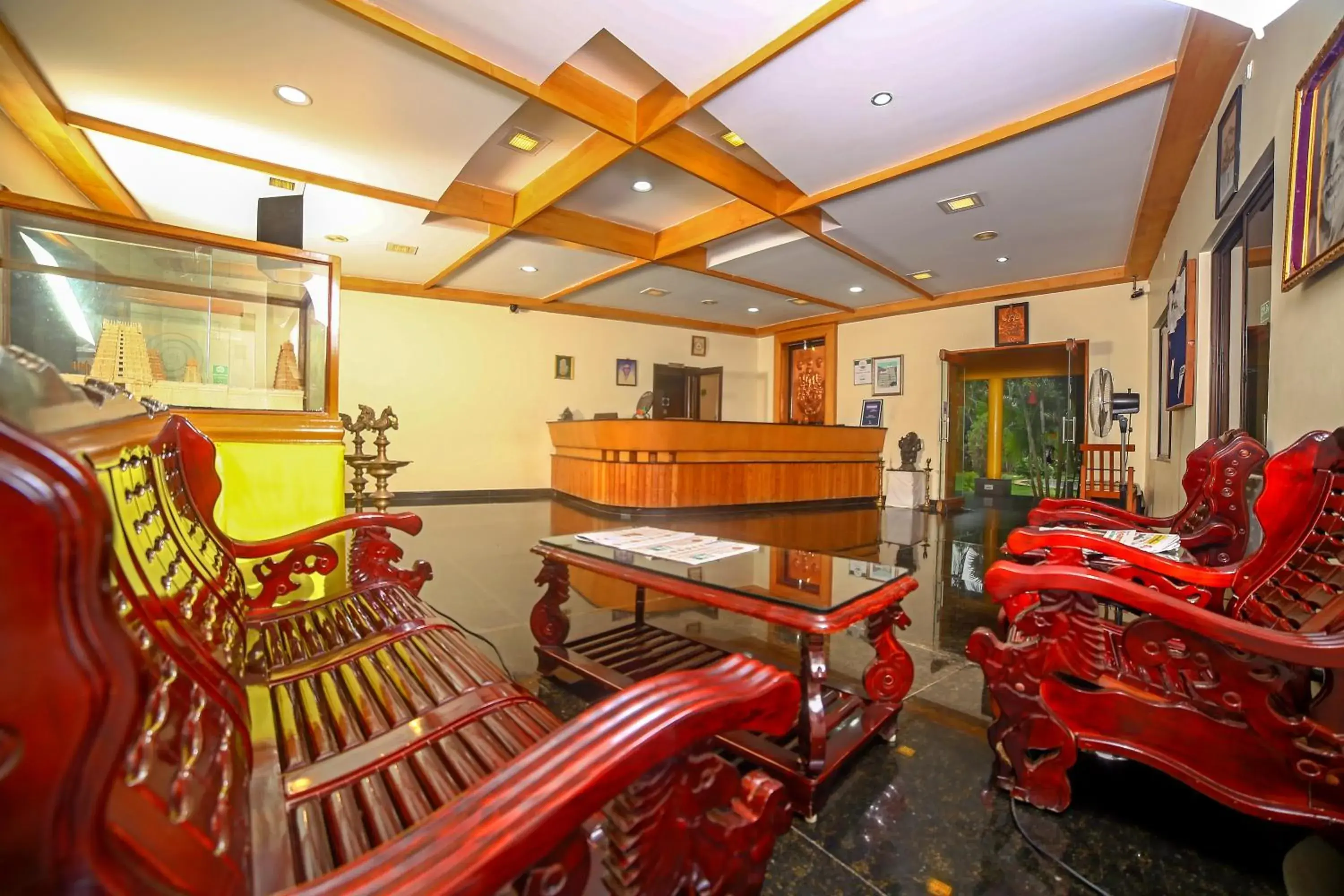 Lobby or reception in Sterling Arunai Anantha - Tiruvannamalai Lobby or reception in Sterling Arunai Anantha - Tiruvannamalai