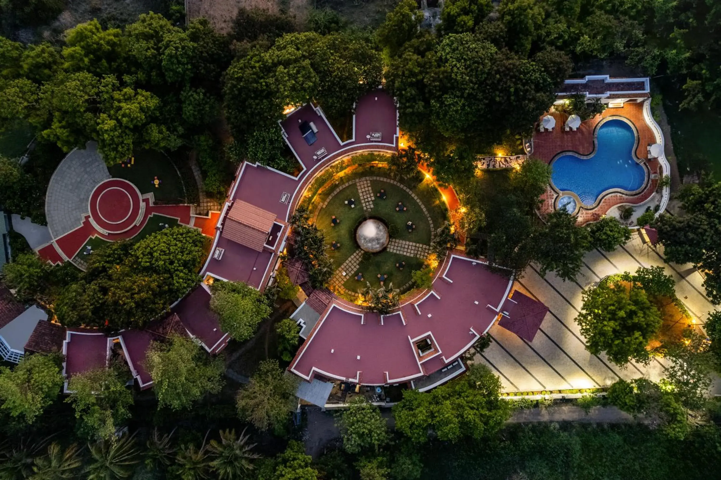 Bird's eye view in Sterling Arunai Anantha - Tiruvannamalai Bird's eye view in Sterling Arunai Anantha - Tiruvannamalai