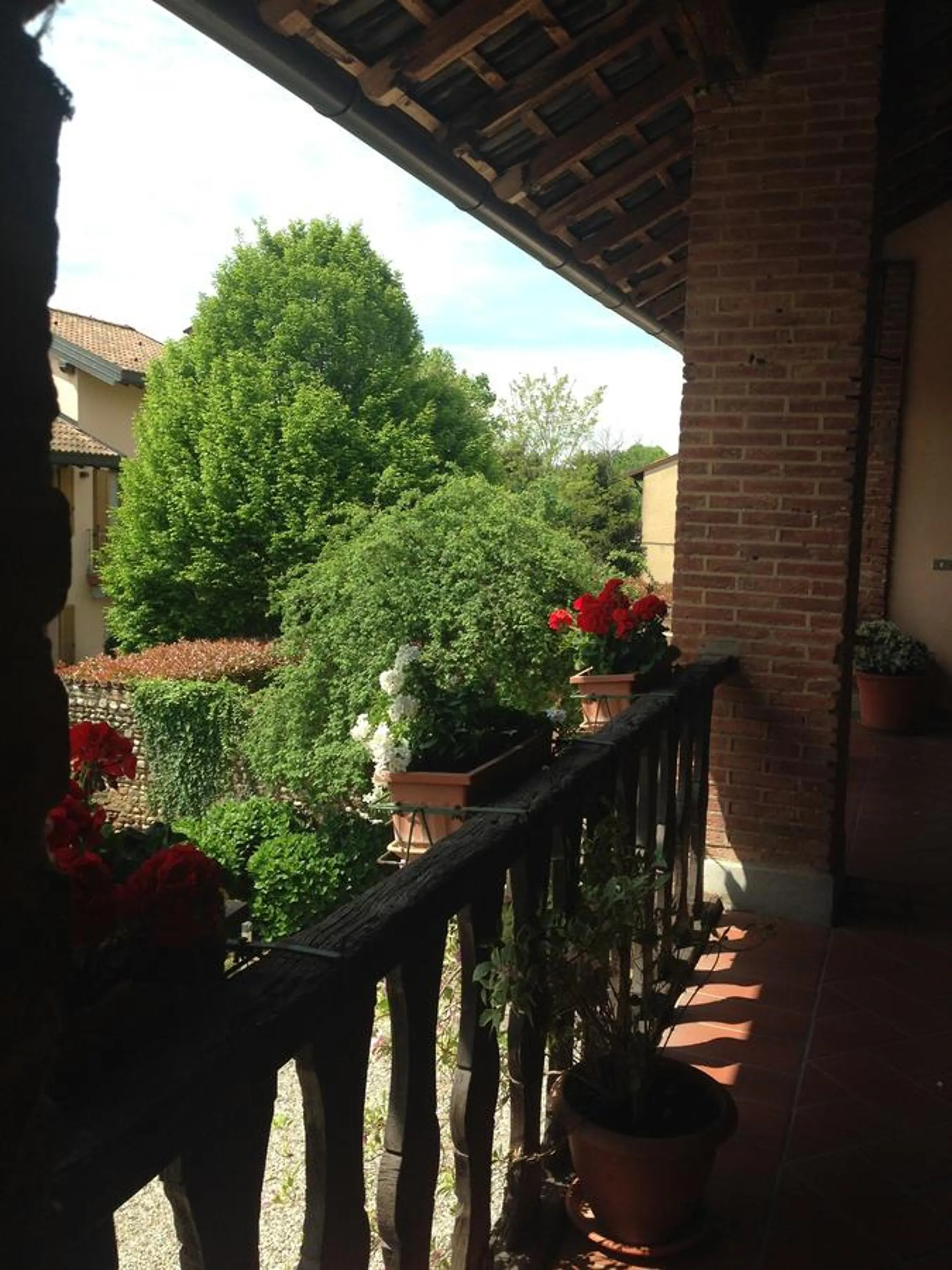 Balcony/Terrace in Agriturismo Cascina Magana