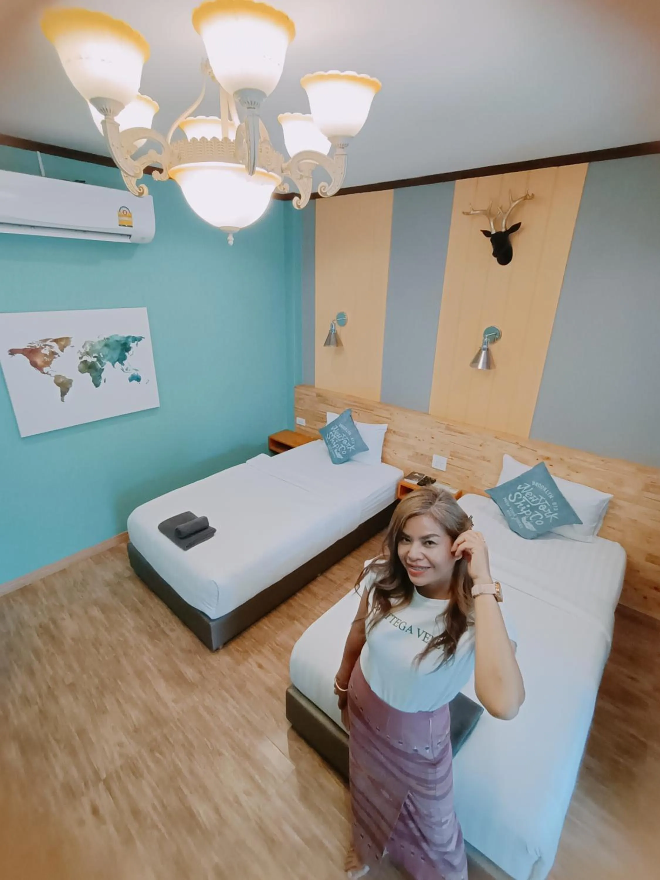 Bed in Aen Guy Boutique Hotel