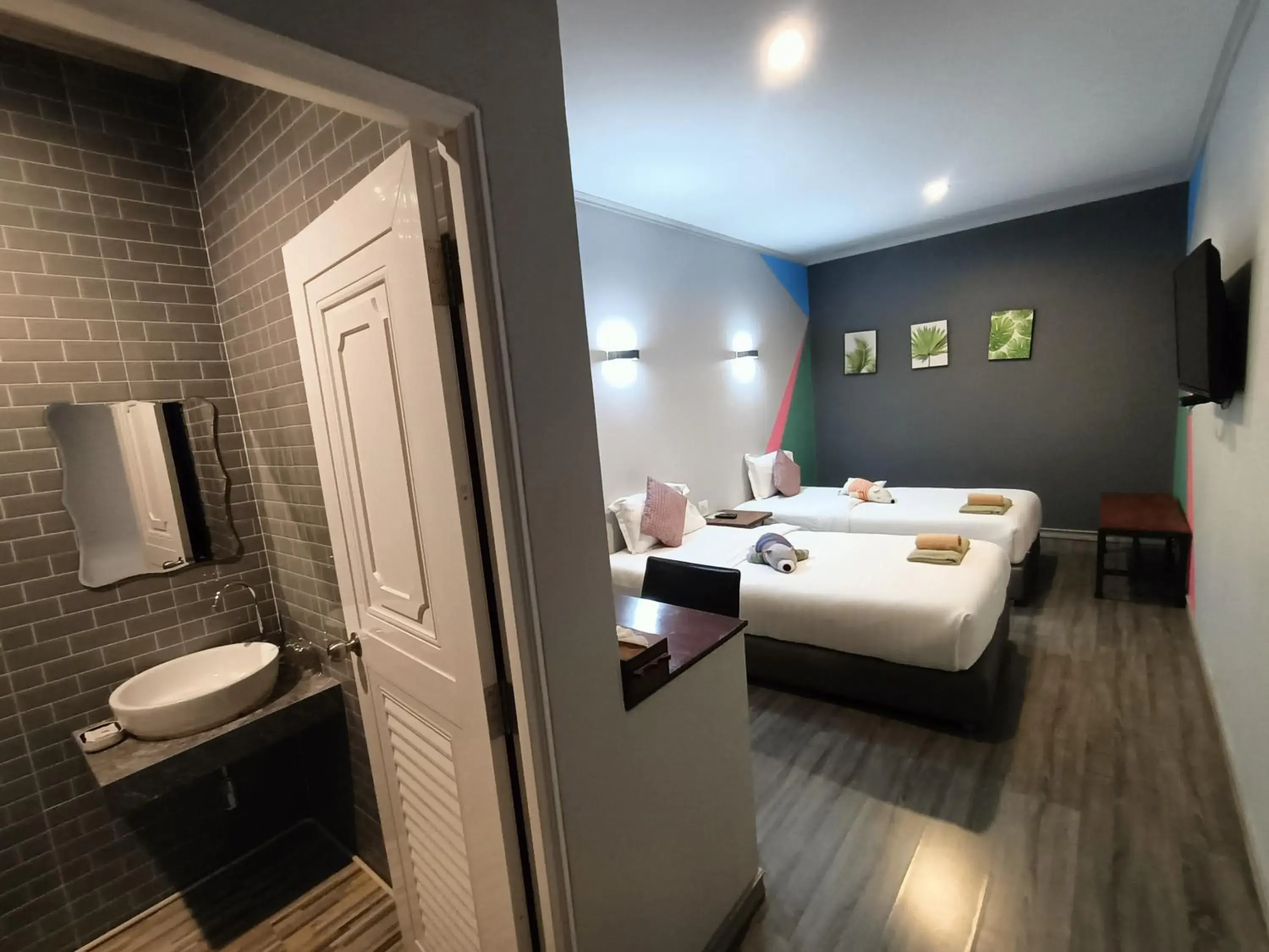 Bed in Aen Guy Boutique Hotel Bed in Aen Guy Boutique Hotel