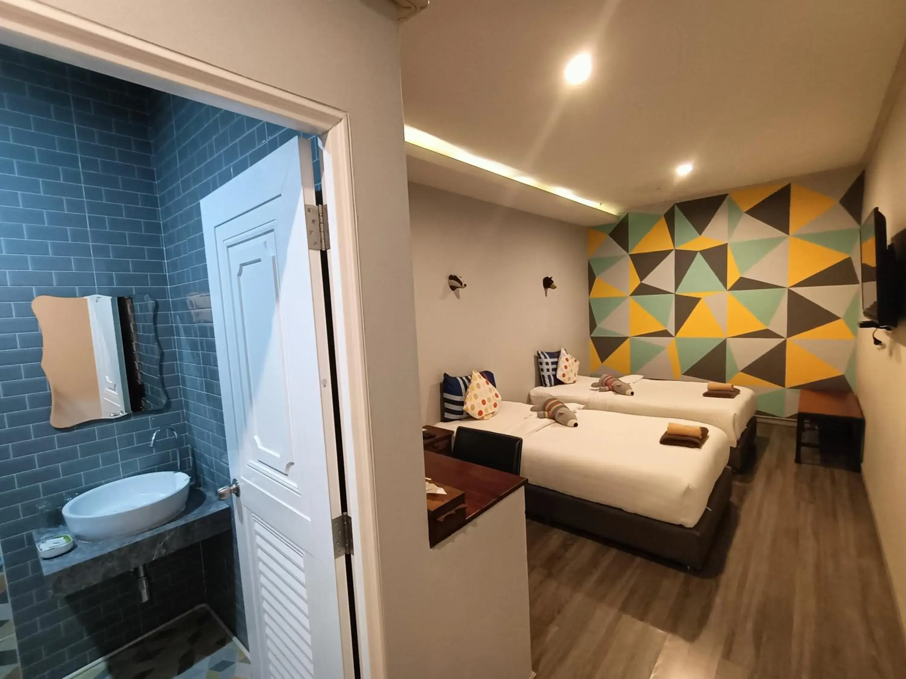 Bed in Aen Guy Boutique Hotel Bed in Aen Guy Boutique Hotel