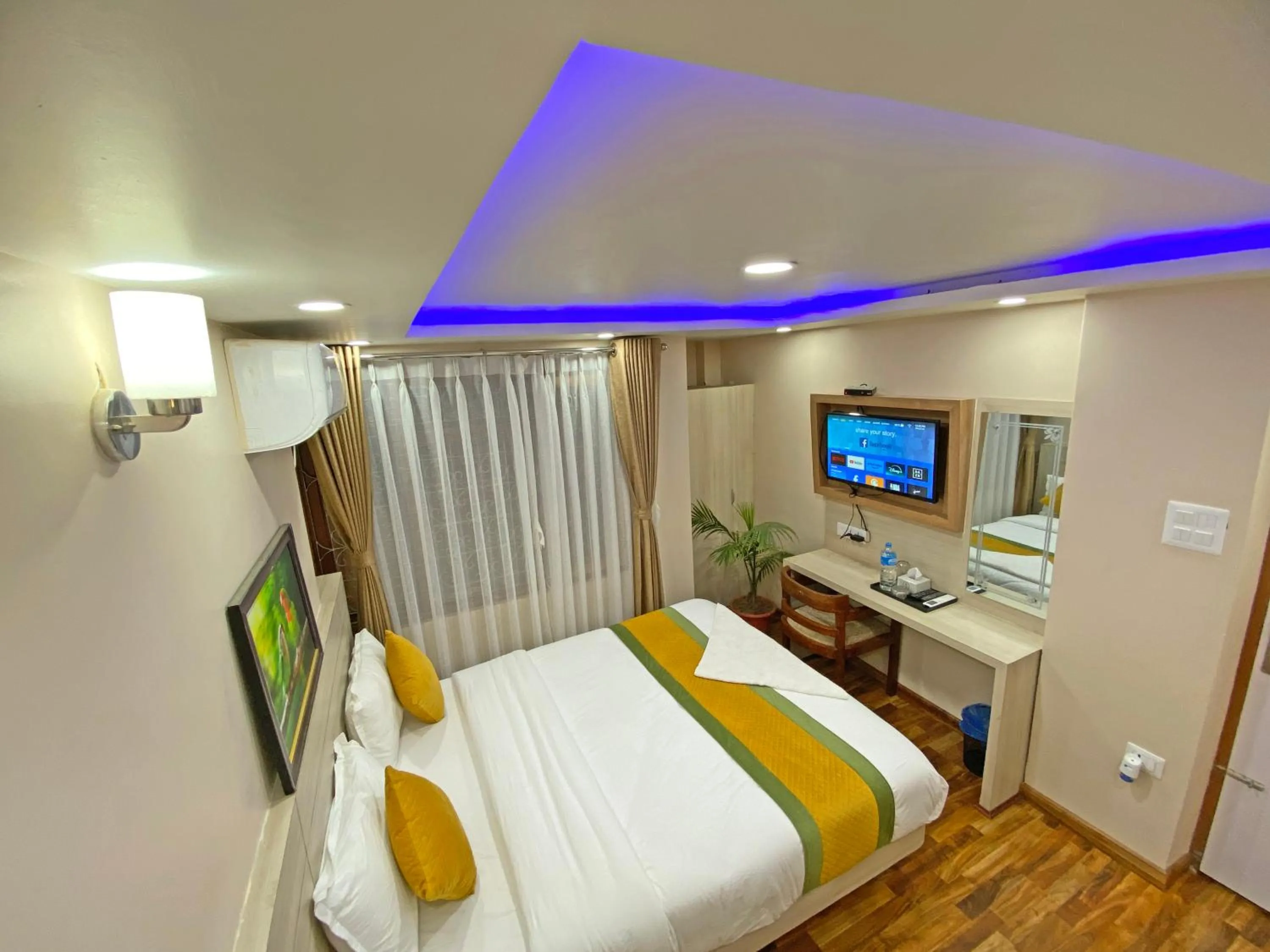 Bed in Hotel Aaradhya