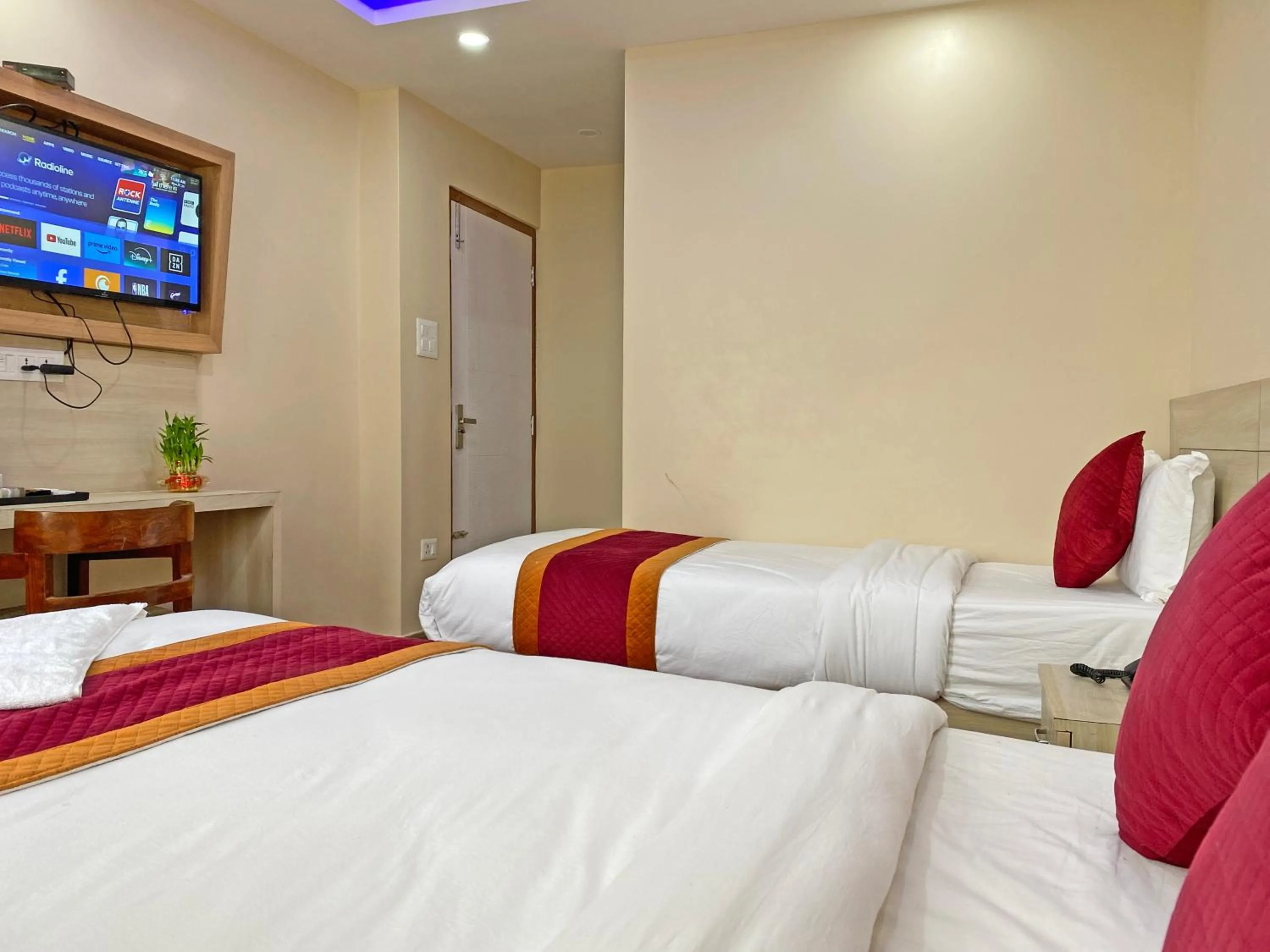 Bed in Hotel Aaradhya