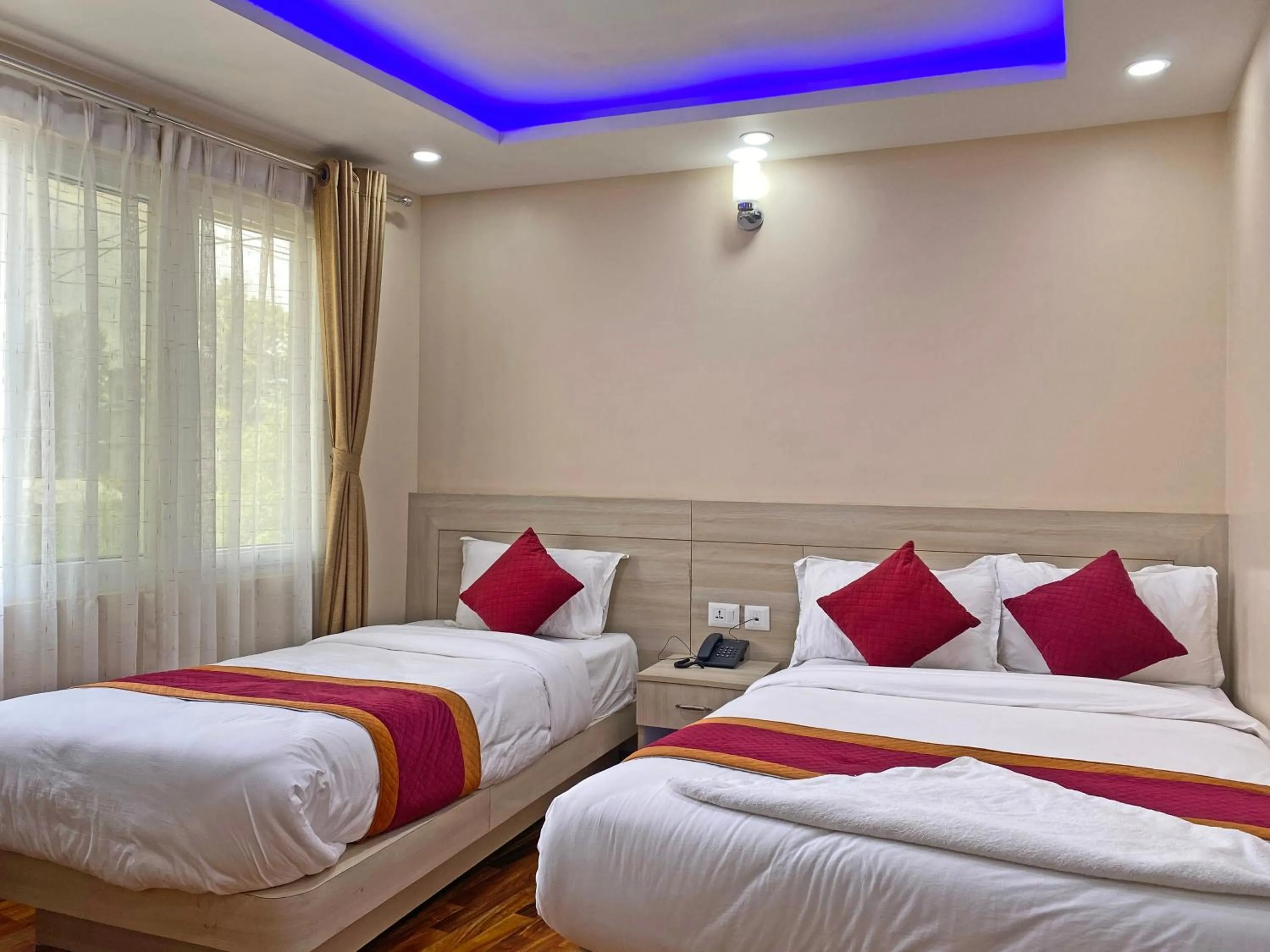 Bed in Hotel Aaradhya