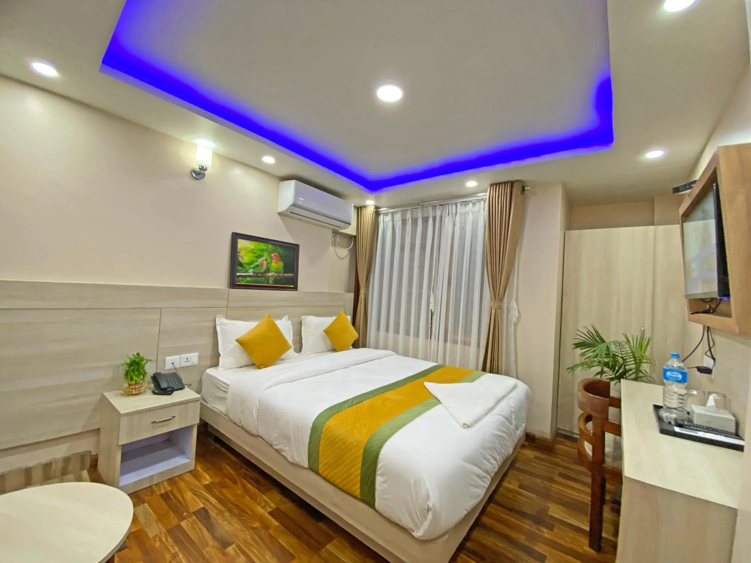 Bed in Hotel Aaradhya