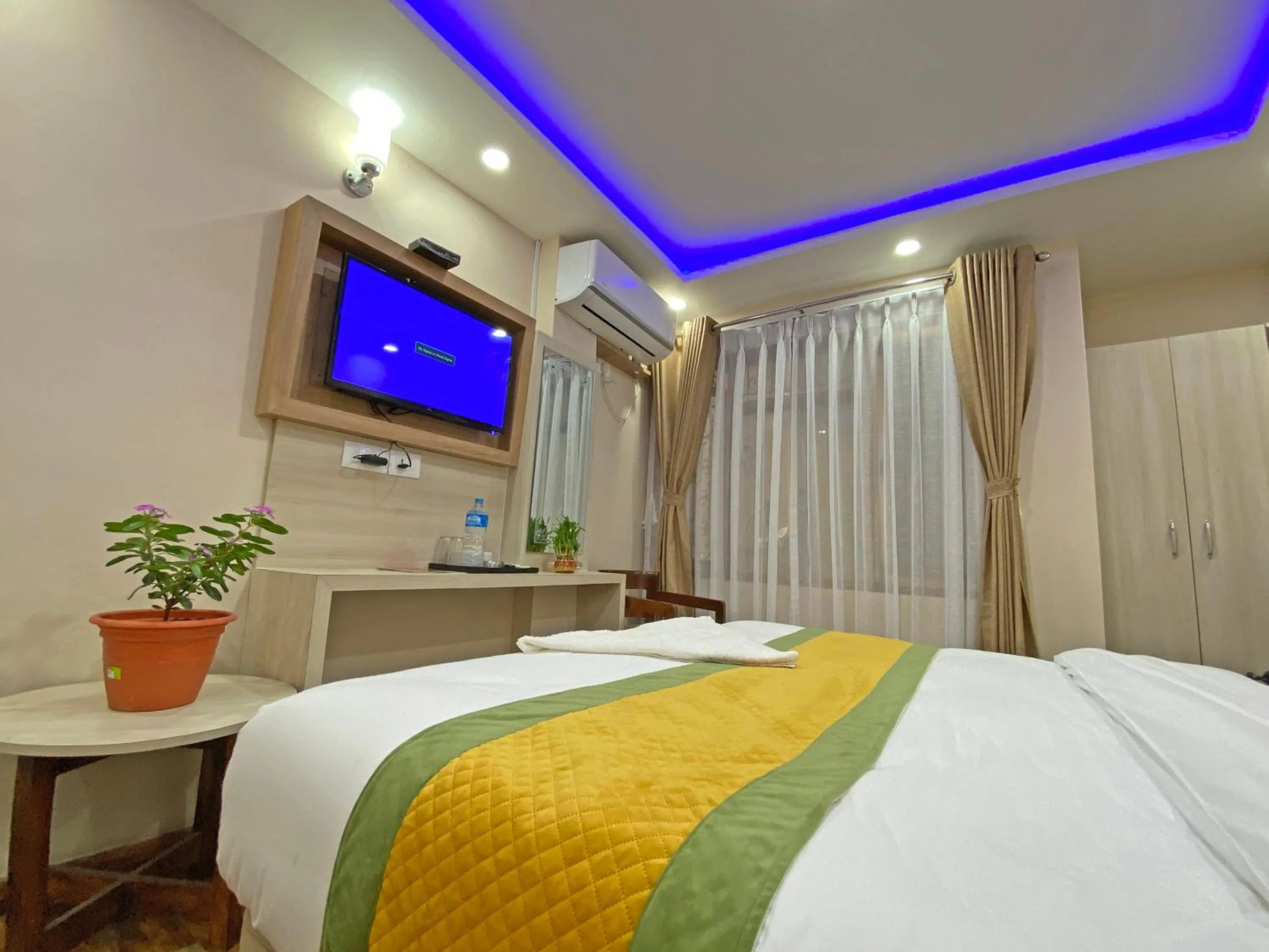 Bed in Hotel Aaradhya