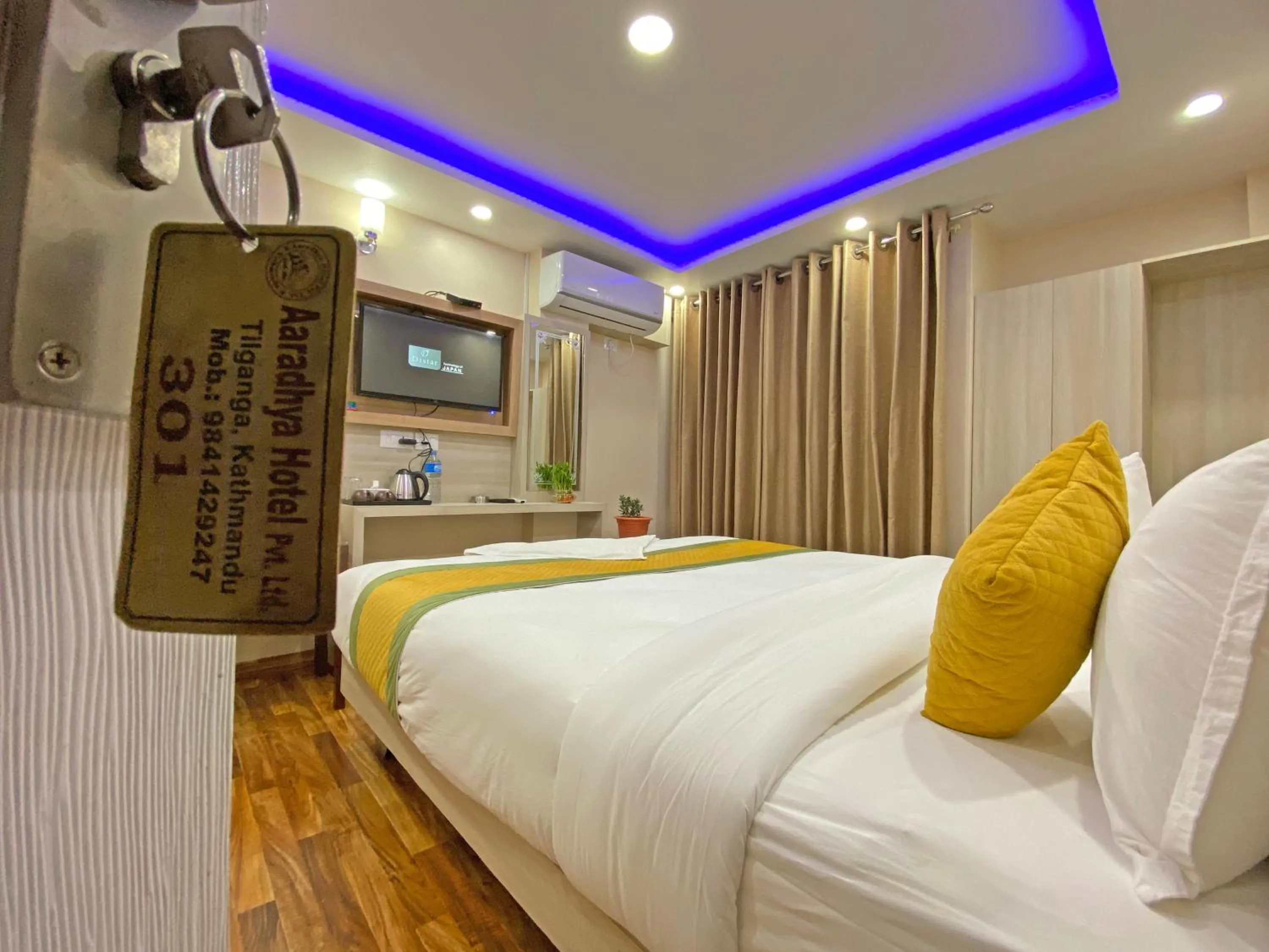 Bed in Hotel Aaradhya