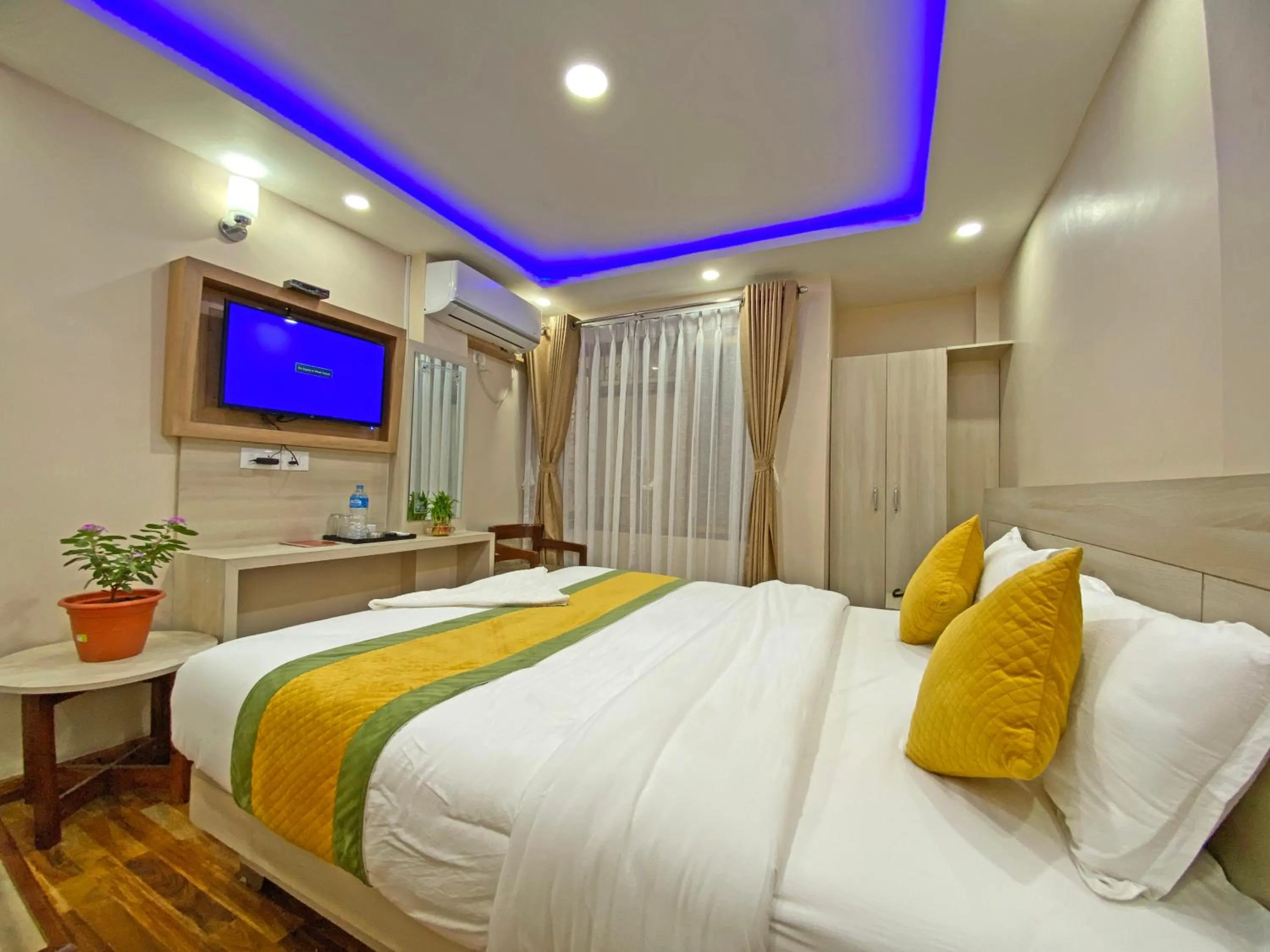 Bed in Hotel Aaradhya