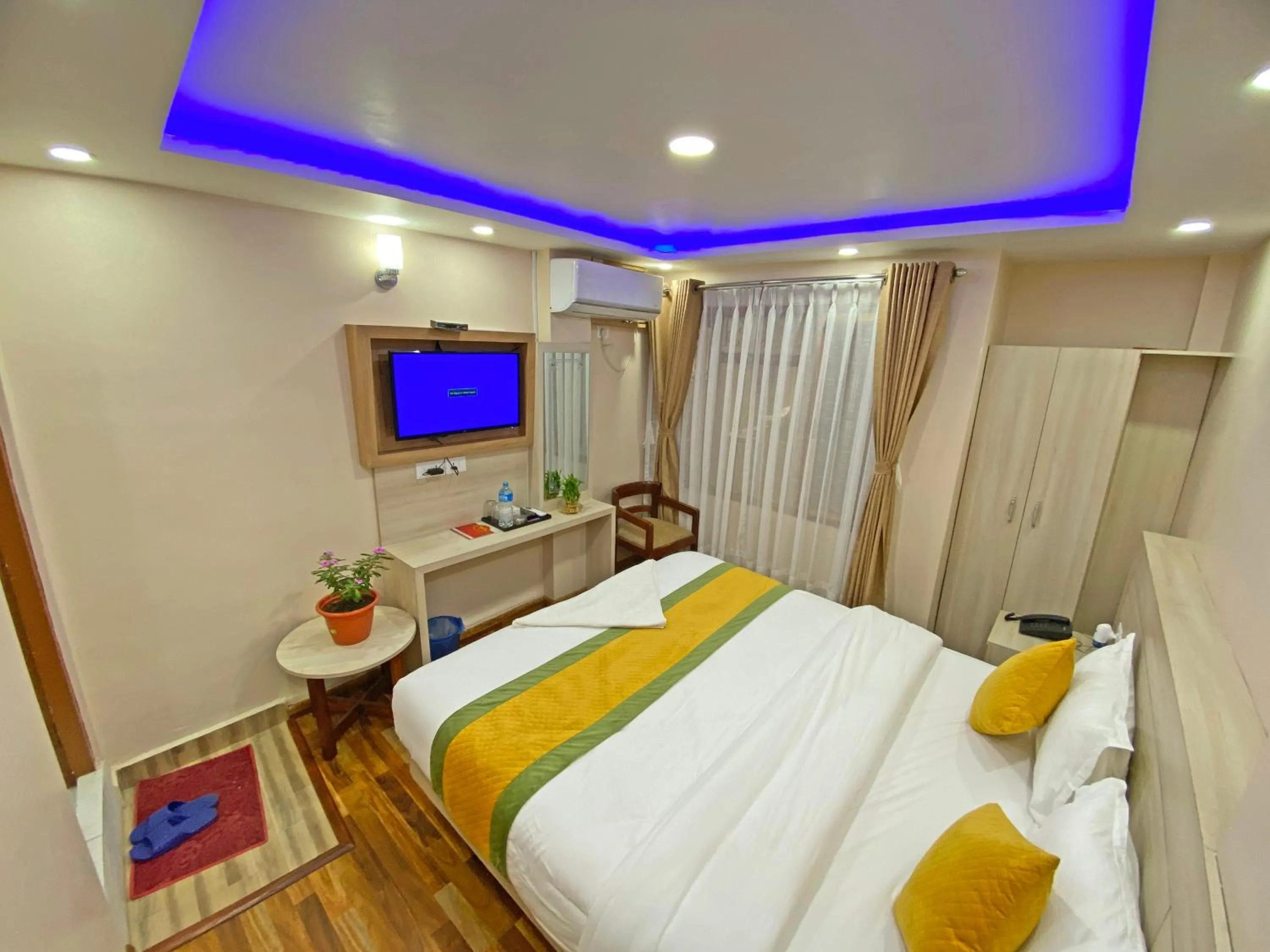 Bed in Hotel Aaradhya