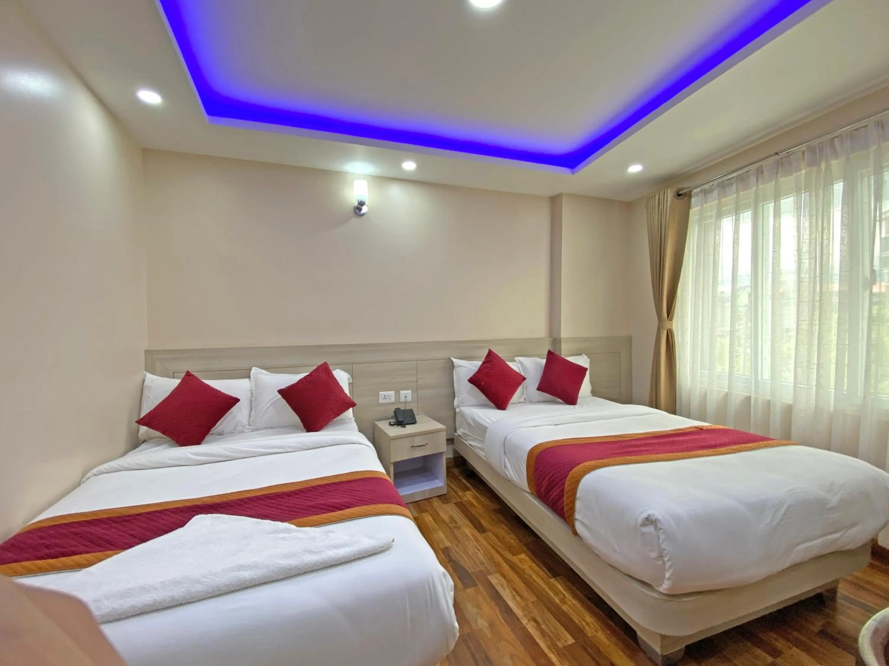 Bed in Hotel Aaradhya