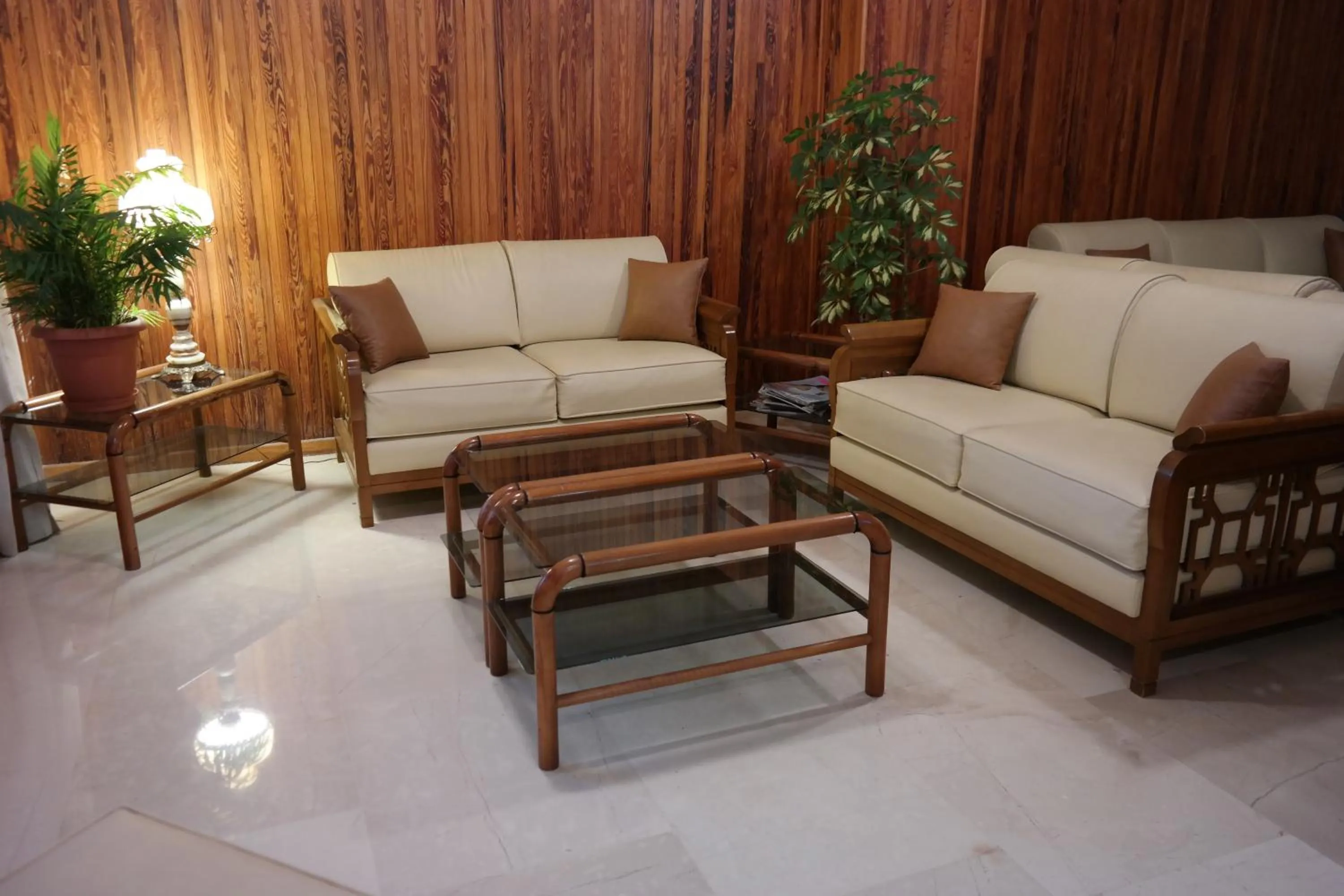 Communal lounge/ TV room in Hotel Excelsior