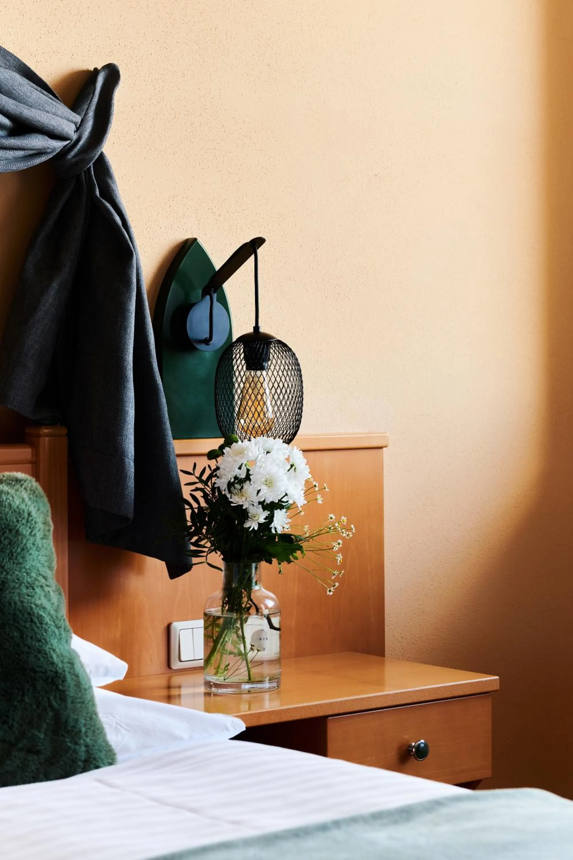 Decorative detail, Bed in Hotel Garni Thermenoase