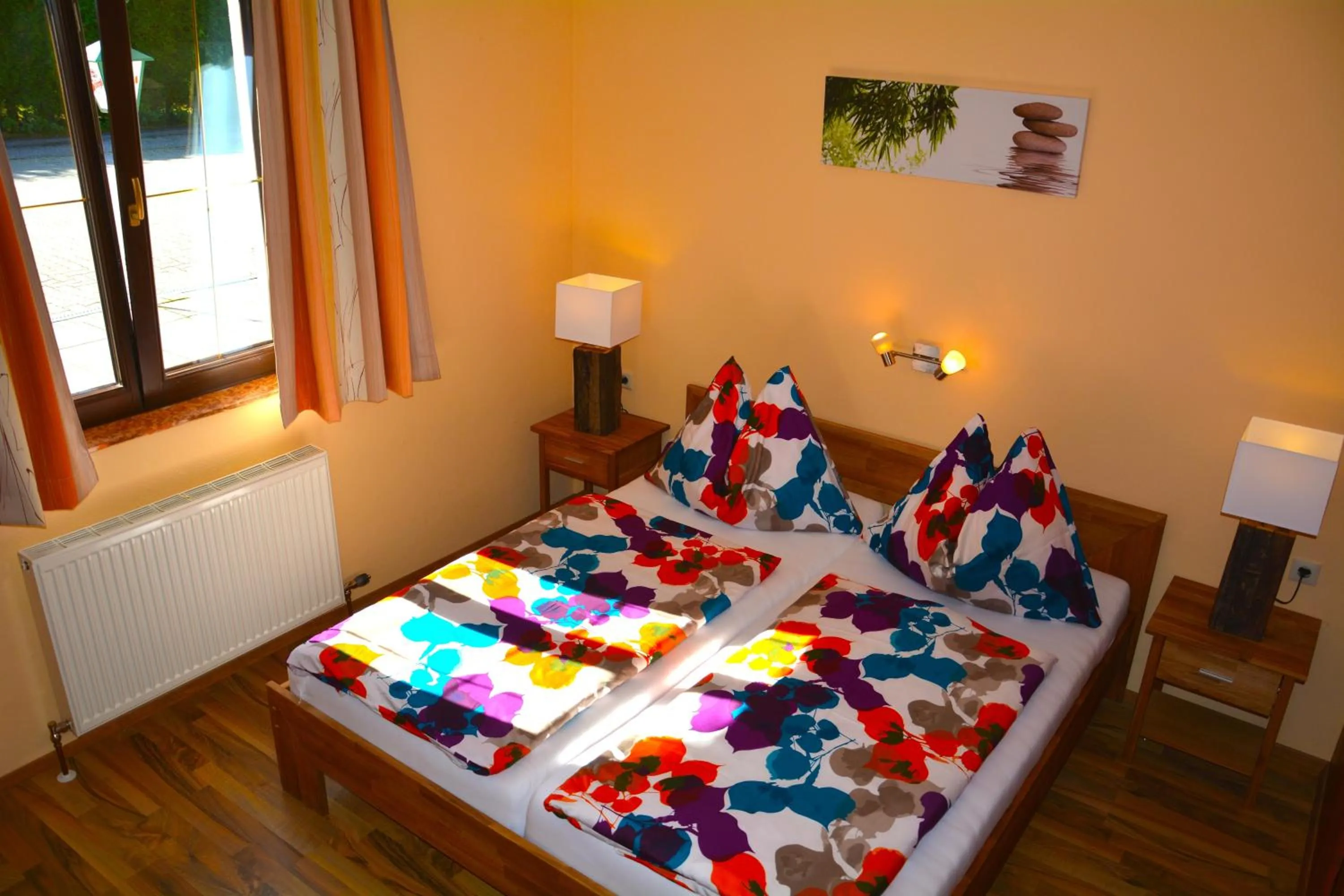 Bed in Pension Milan