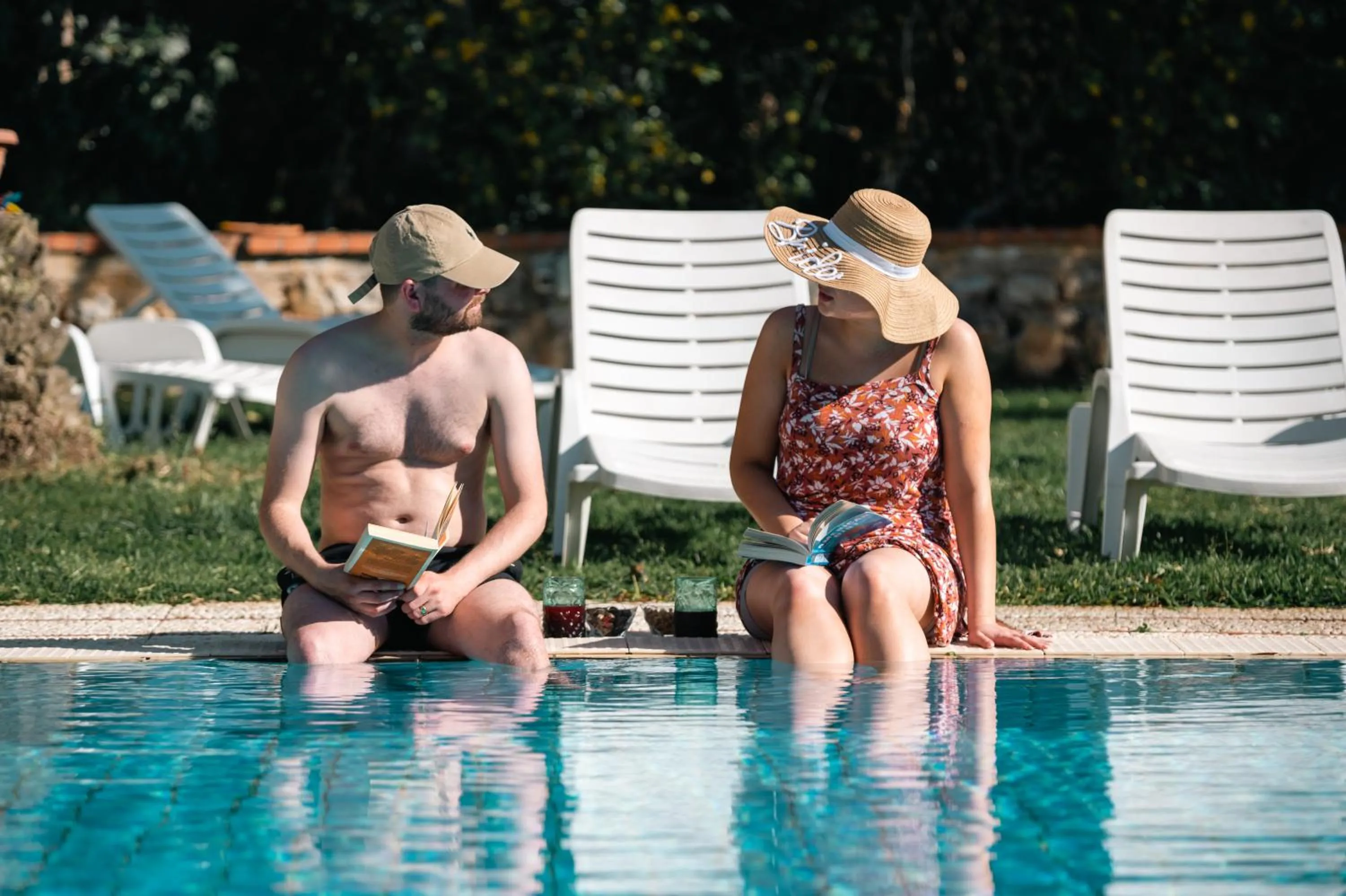 Pool view in Villa Megna - Green Paradise B&B