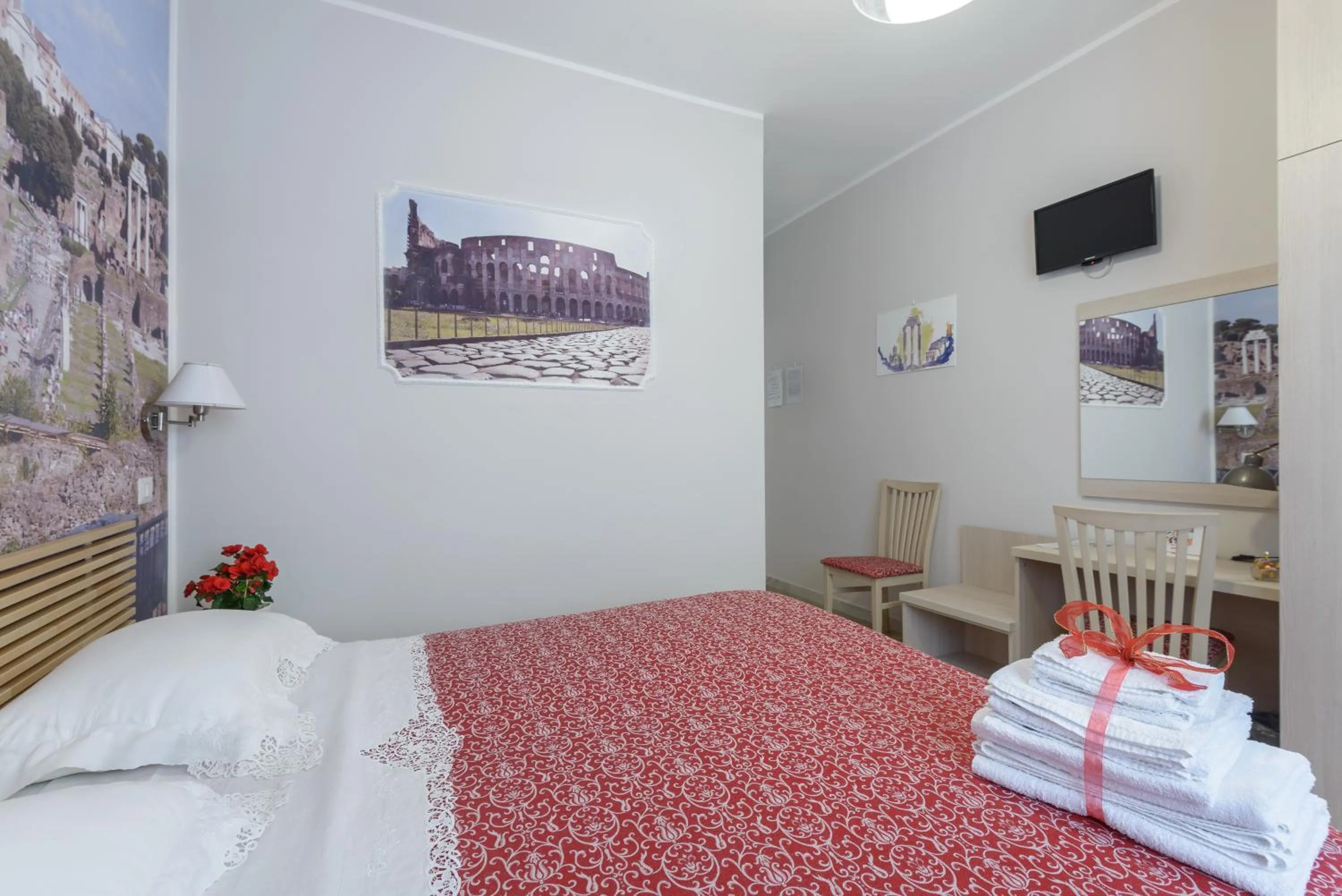 Photo of the whole room, Bed in Ad Maiora BB Roma San Pietro Musei Vaticani