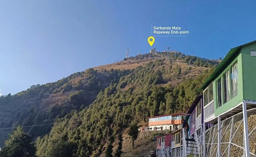 Property building in The Green Valley Resort Kanatal