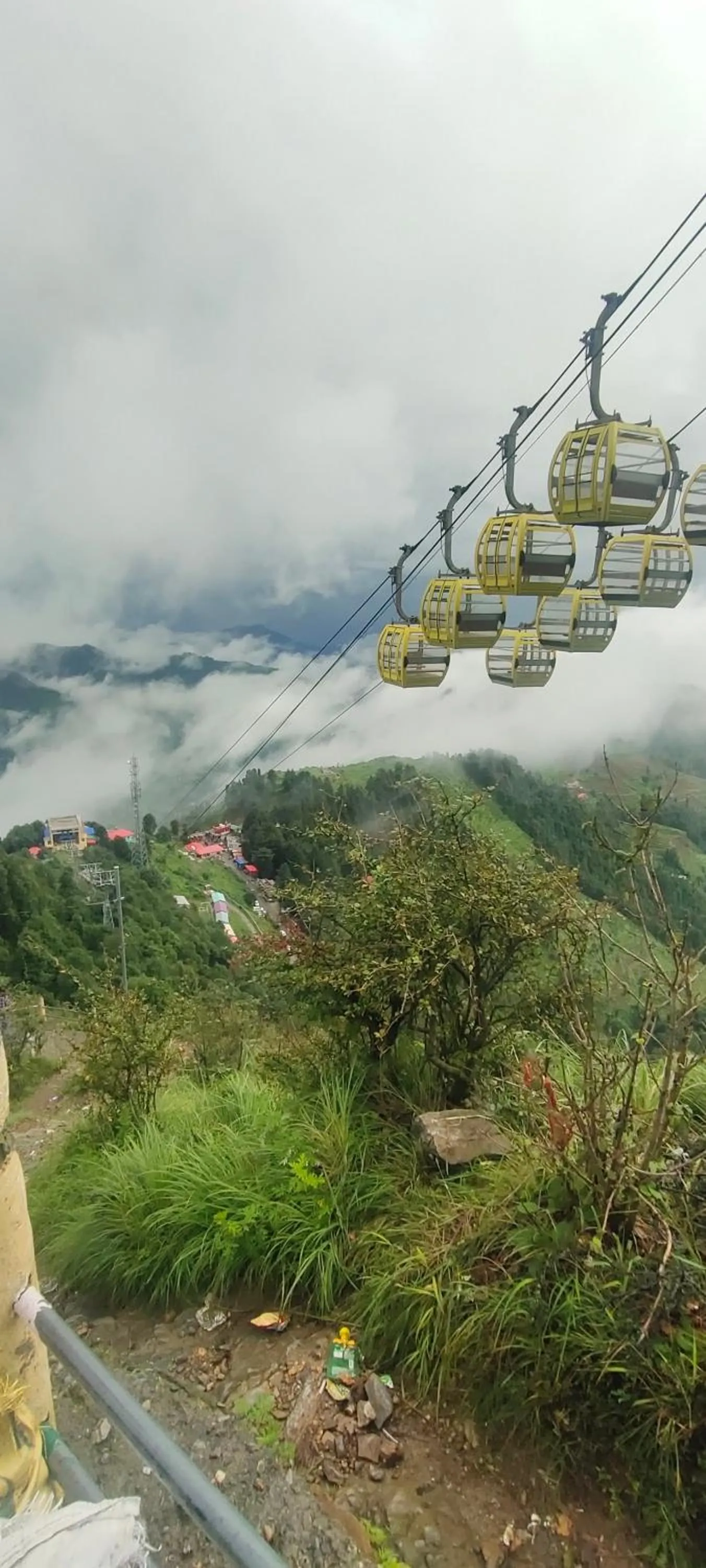 Bird's eye view in The Green Valley Resort Kanatal