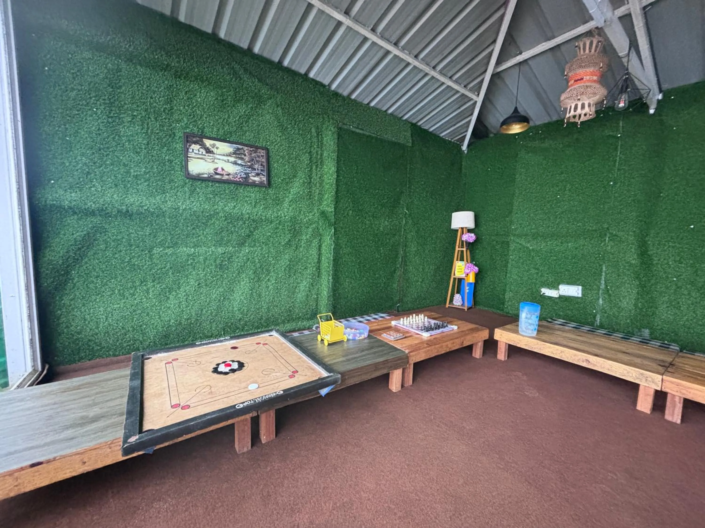 Game Room in The Green Valley Resort Kanatal