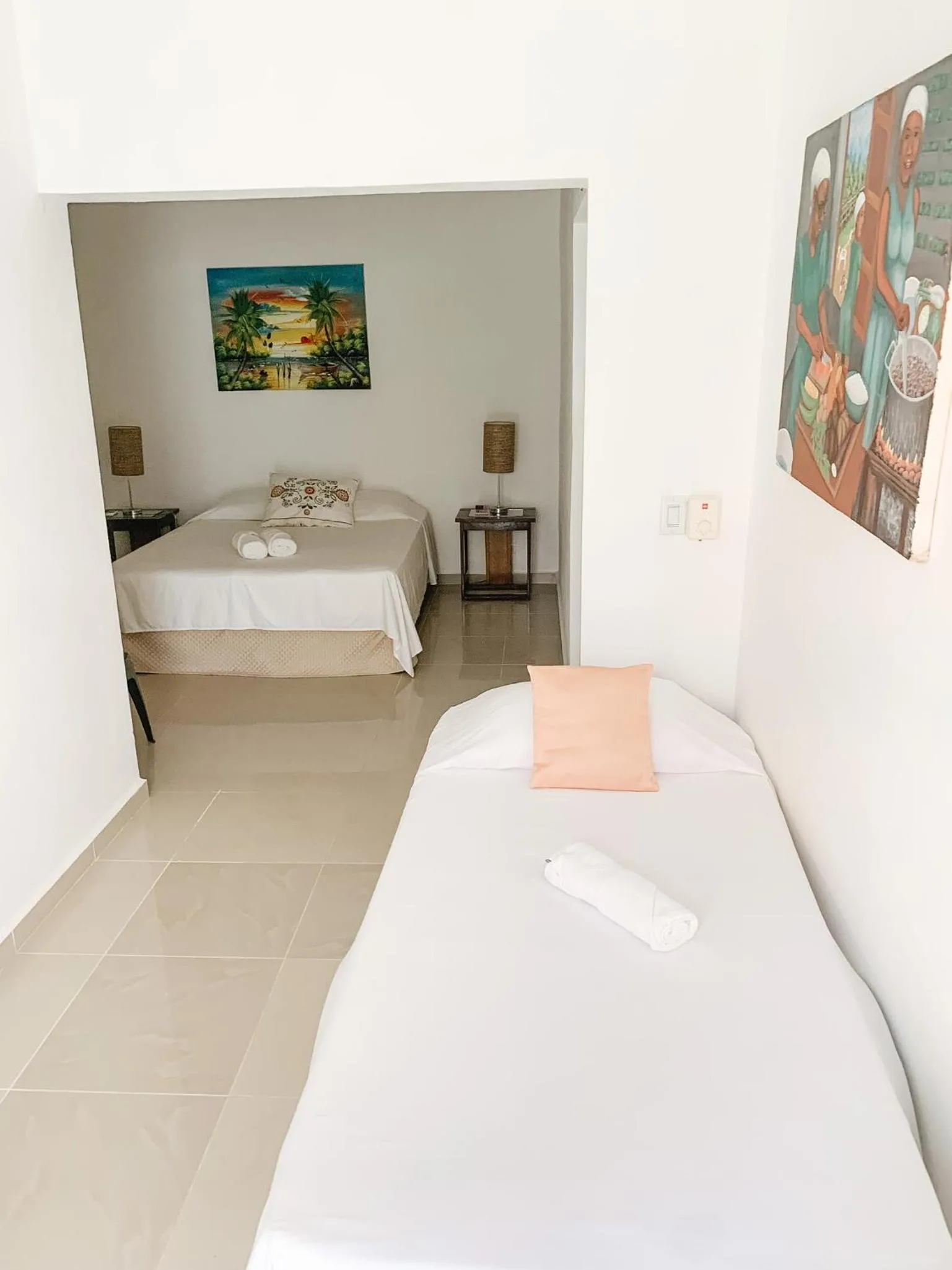 Bedroom, Bed in Brisas Doradas Beachfront Villa