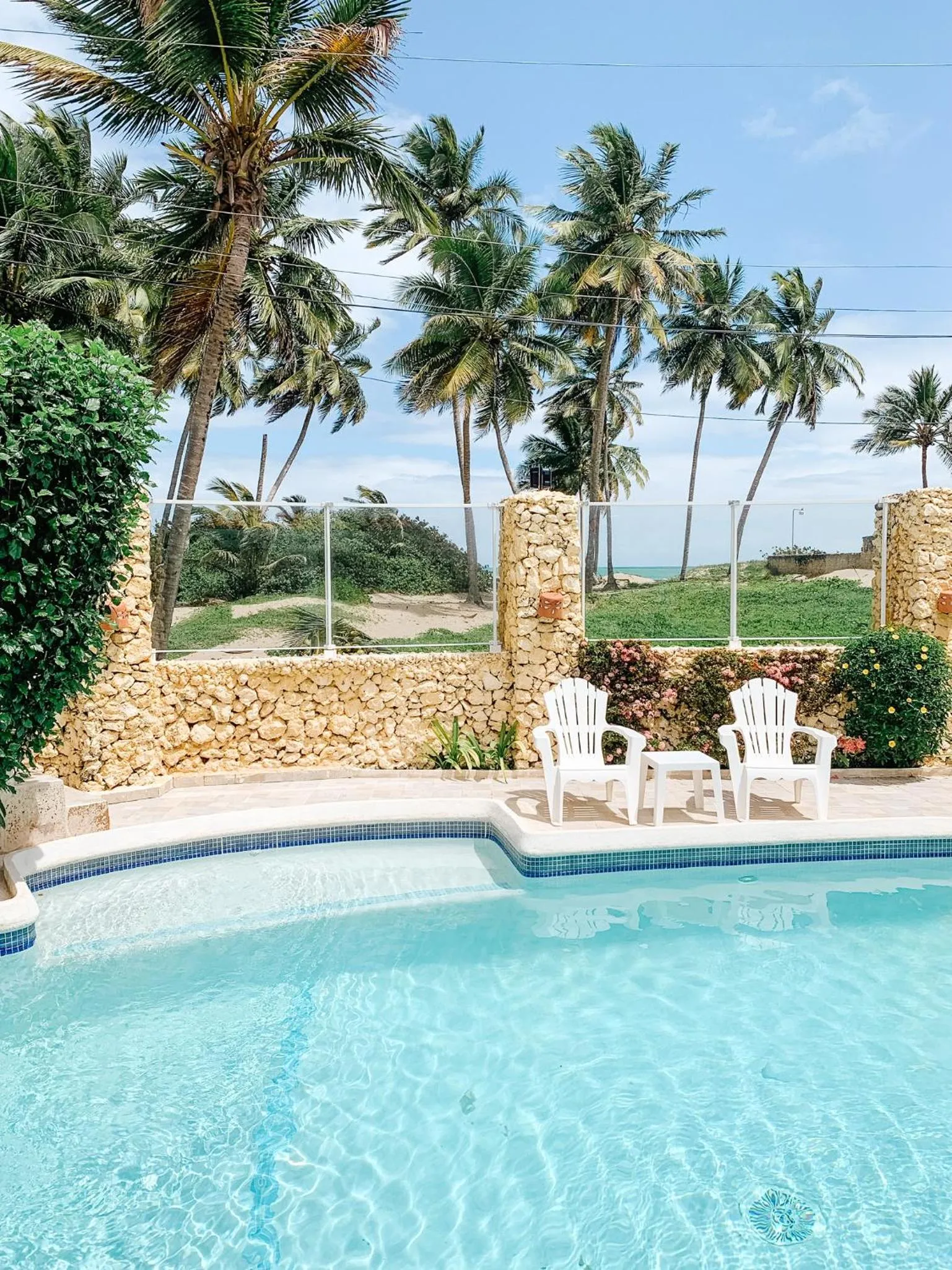 Swimming pool in Brisas Doradas Beachfront Villa