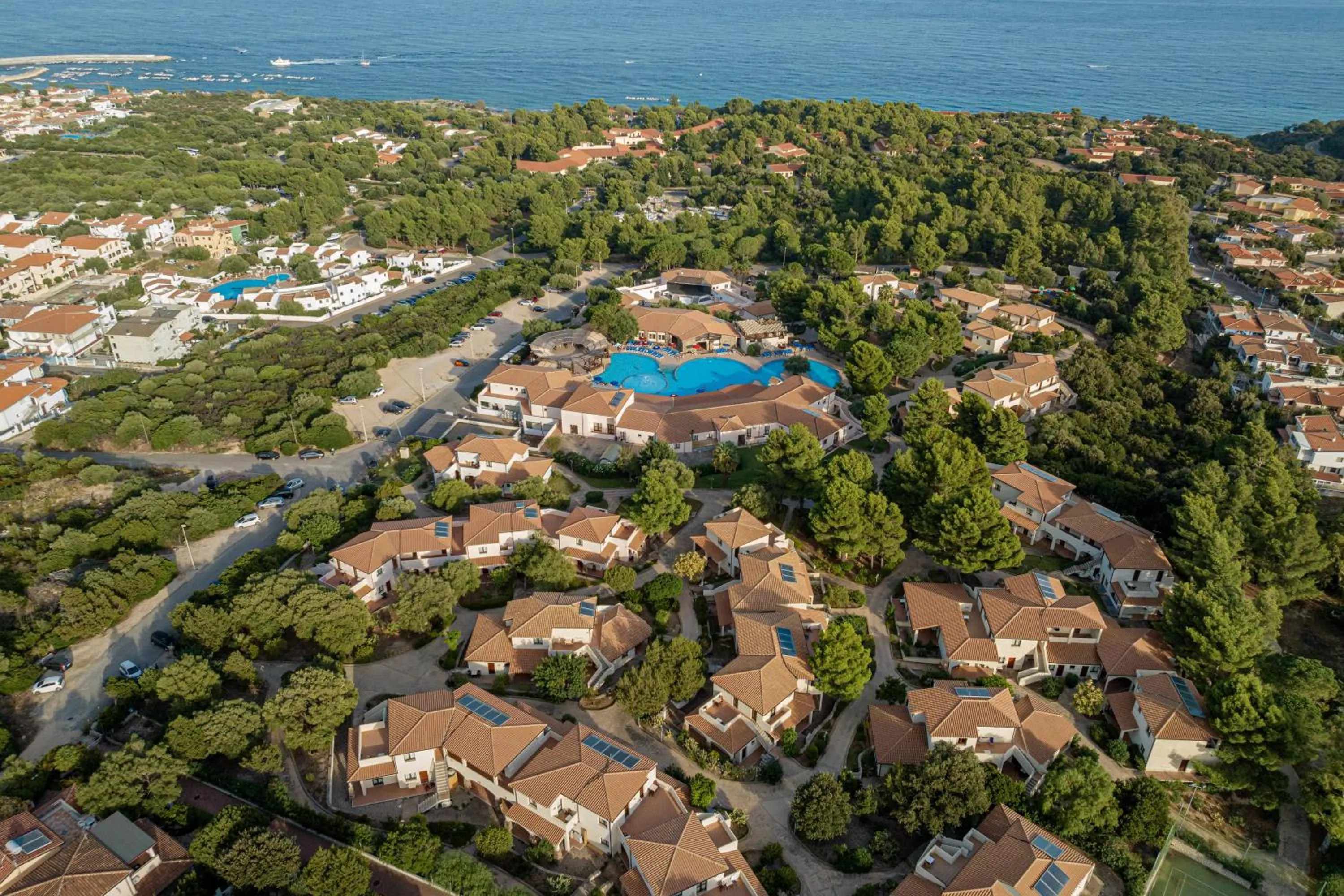 Bird's eye view in Club Esse Cala Gonone