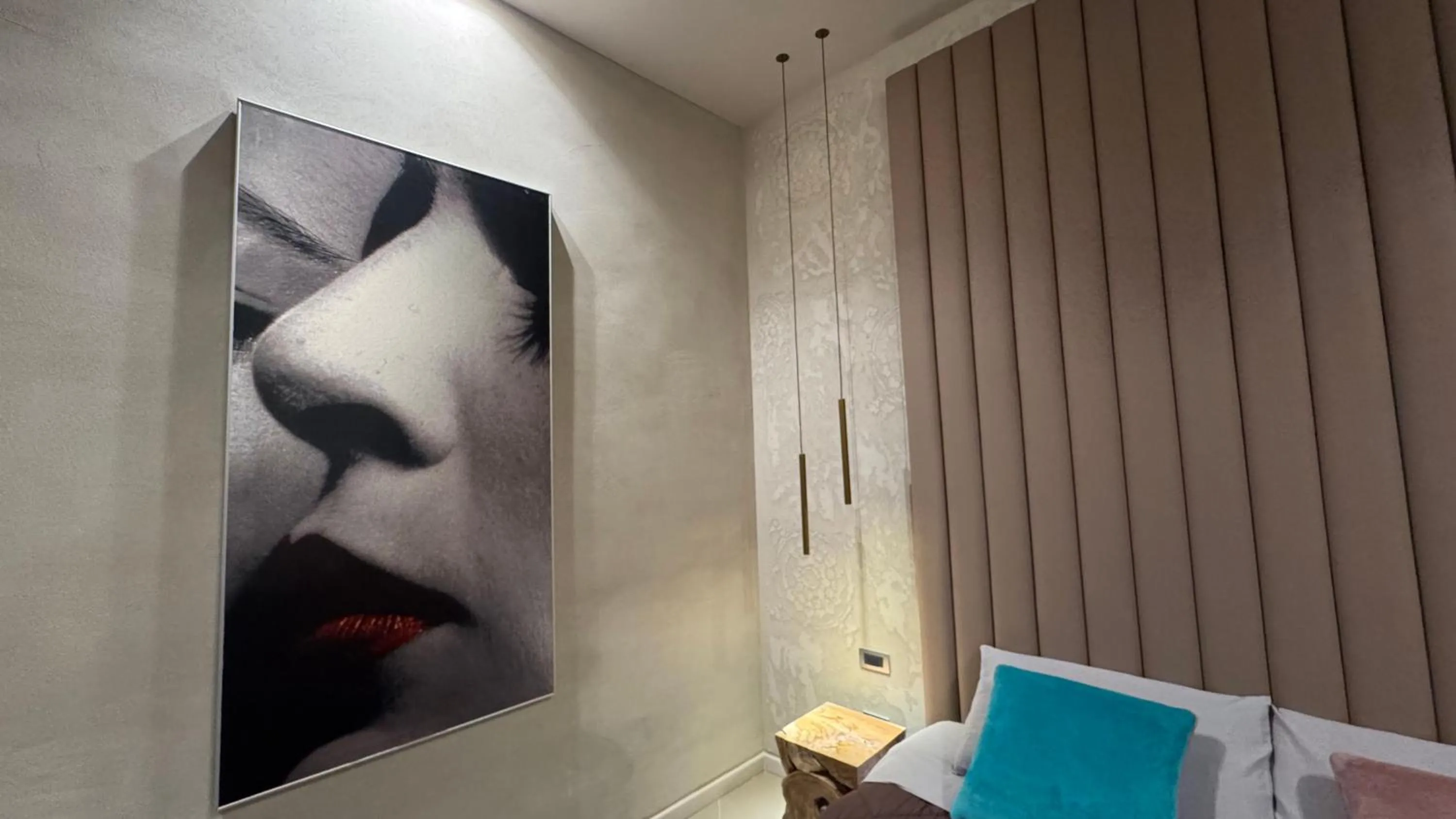 Bed in Tropicana Room