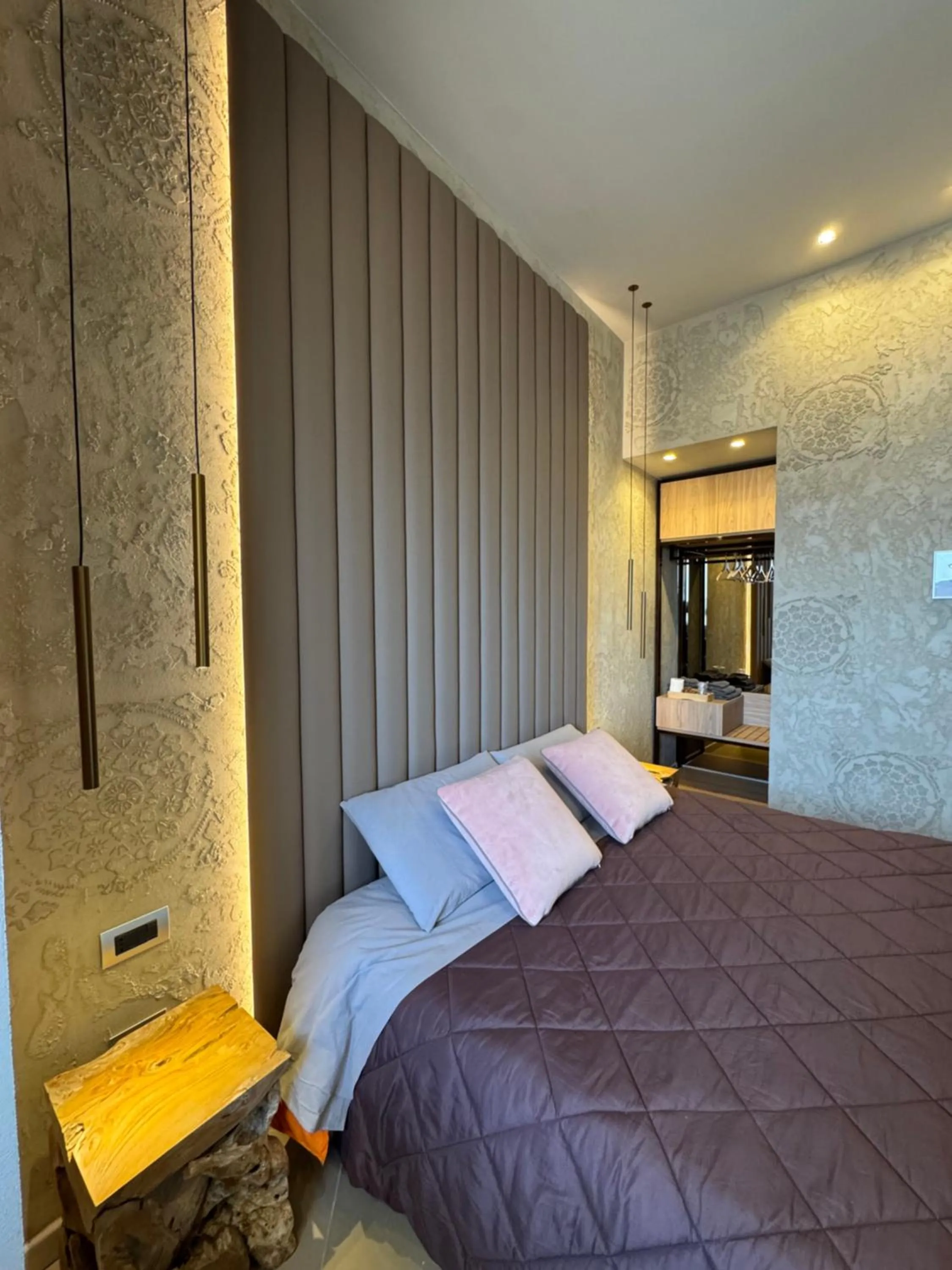 Bed in Tropicana Room