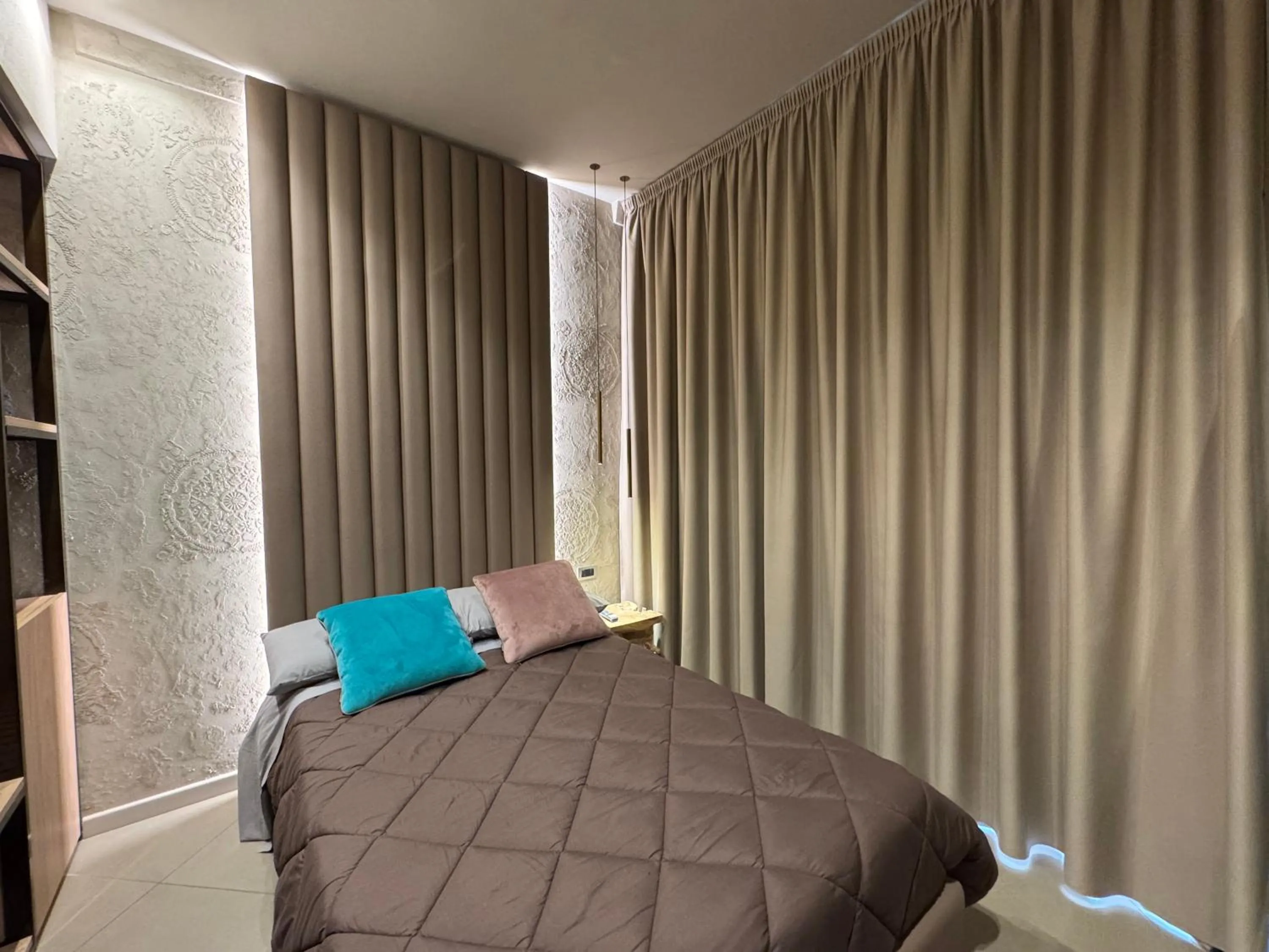 Bed in Tropicana Room