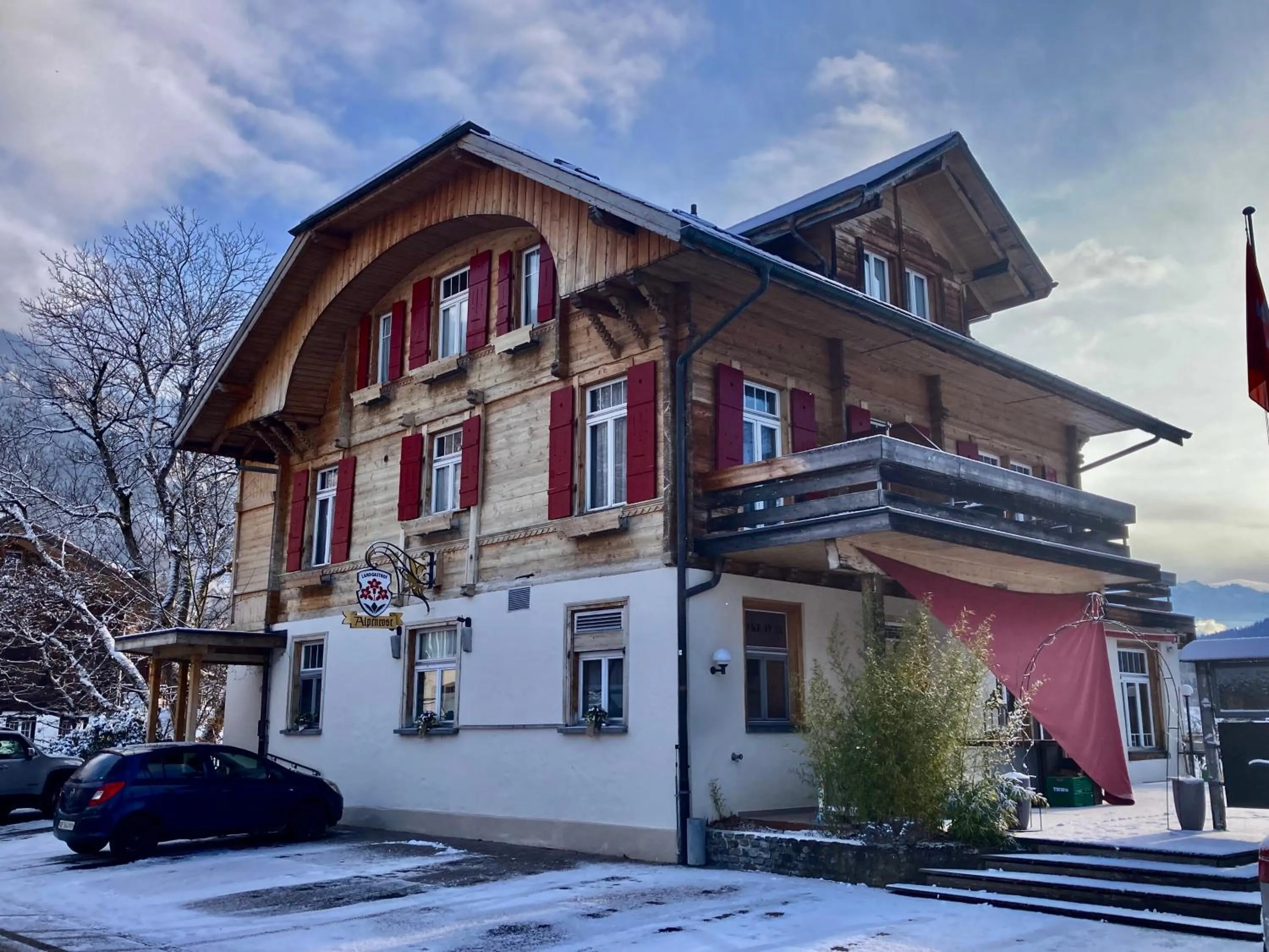 Property building in Hotel Alpenrose beim Ballenberg