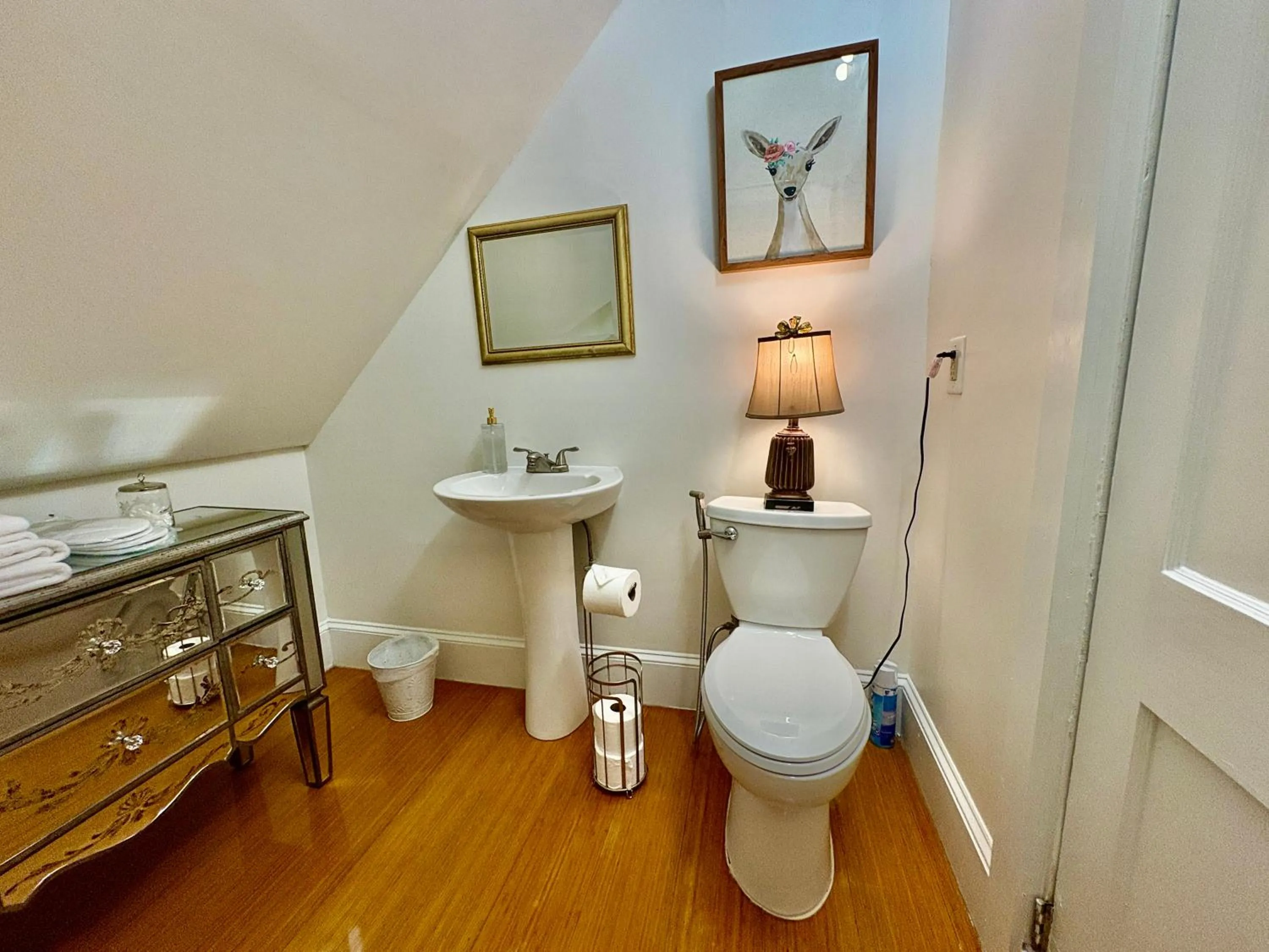 Toilet in Chesnut Cottage Inn