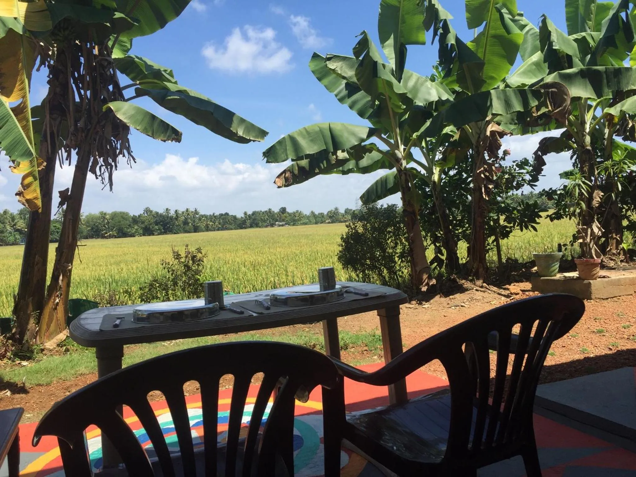 Patio in Ayana's Homestay