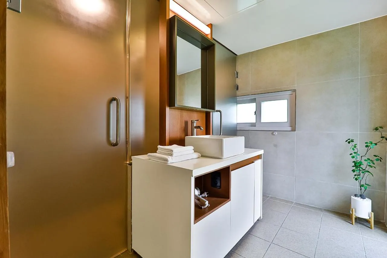 Bathroom in ADO hotel