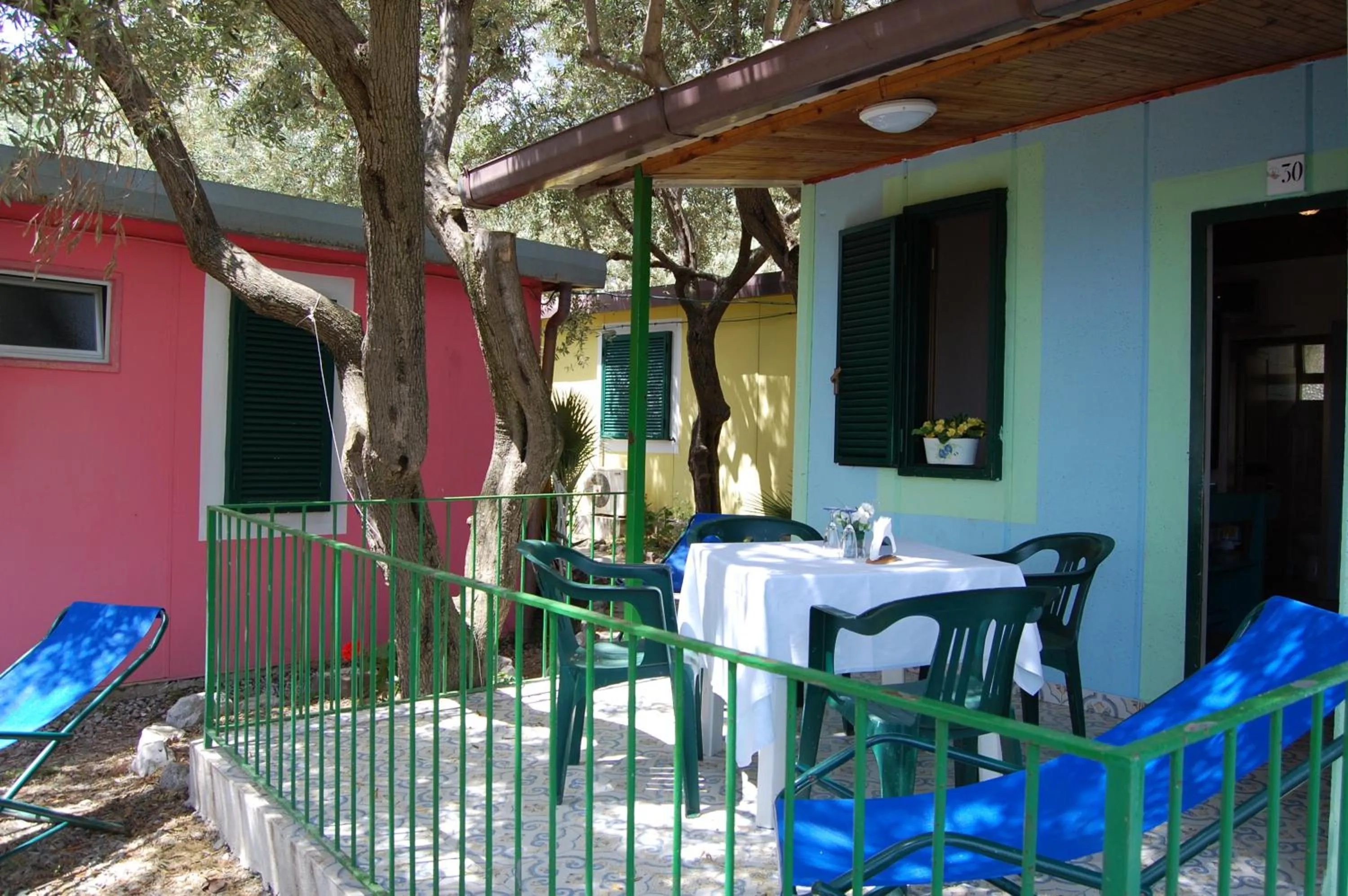 Patio in Marina del Cantone Chalet