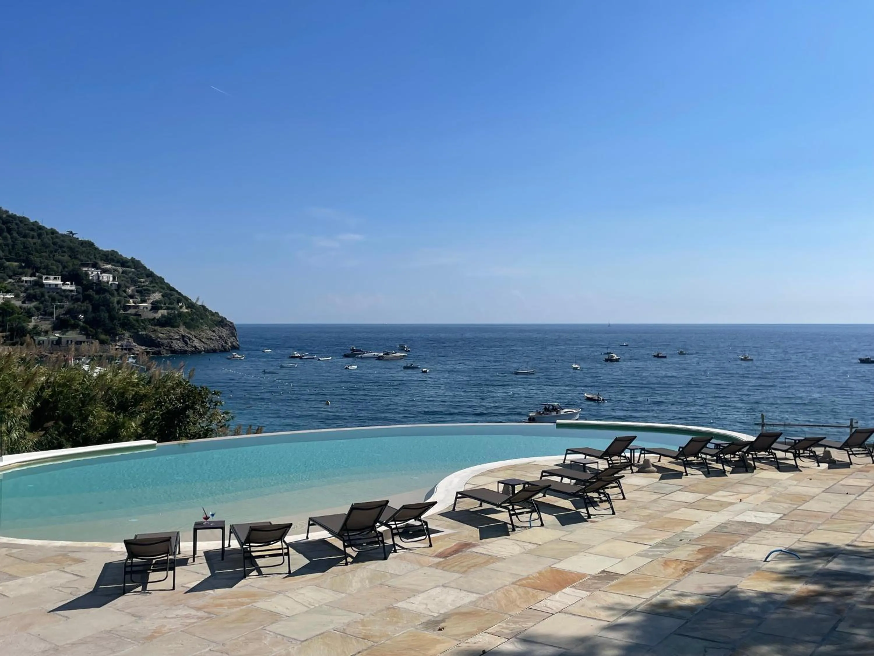 Swimming pool in Marina del Cantone Chalet