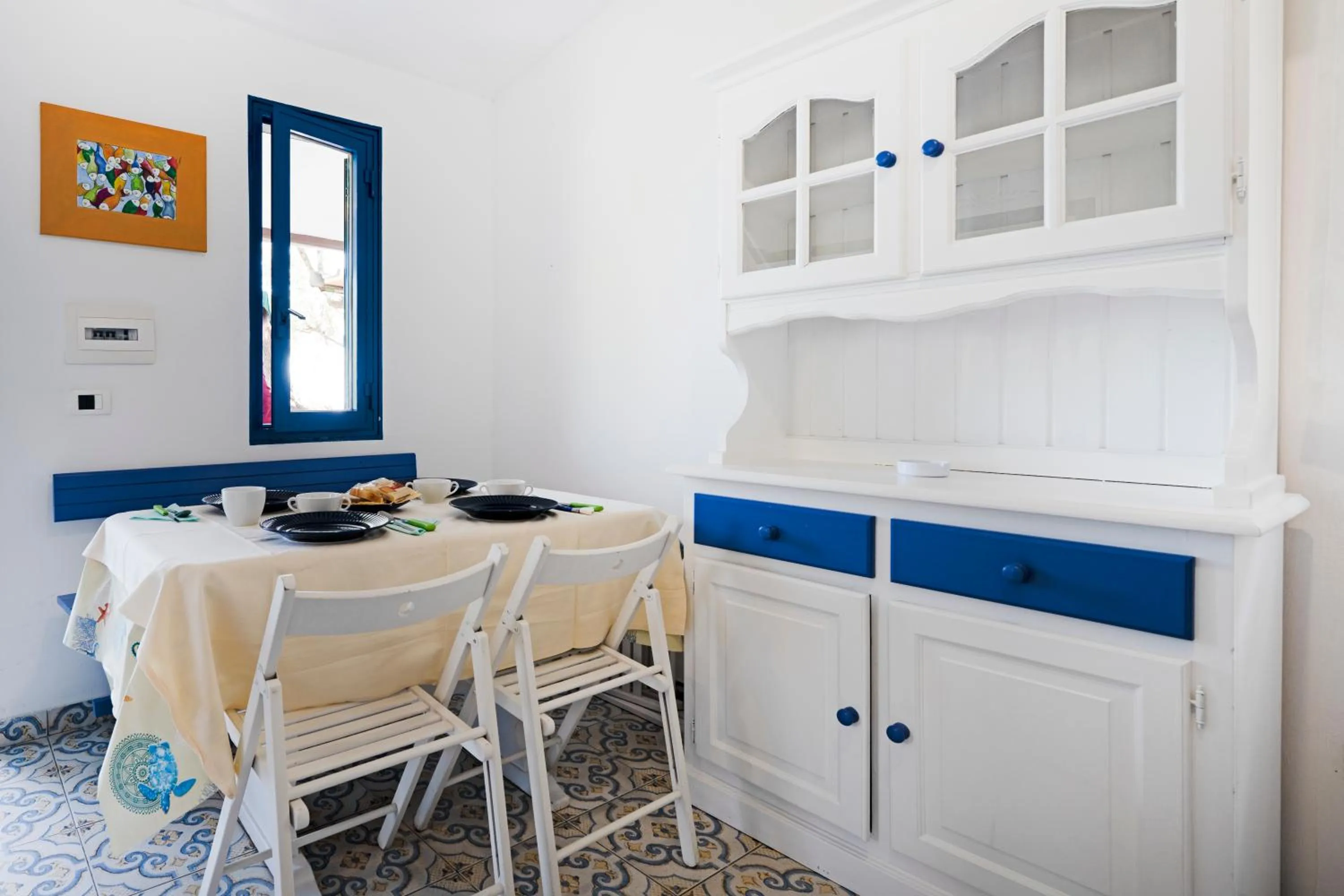 Dining area in Marina del Cantone Chalet