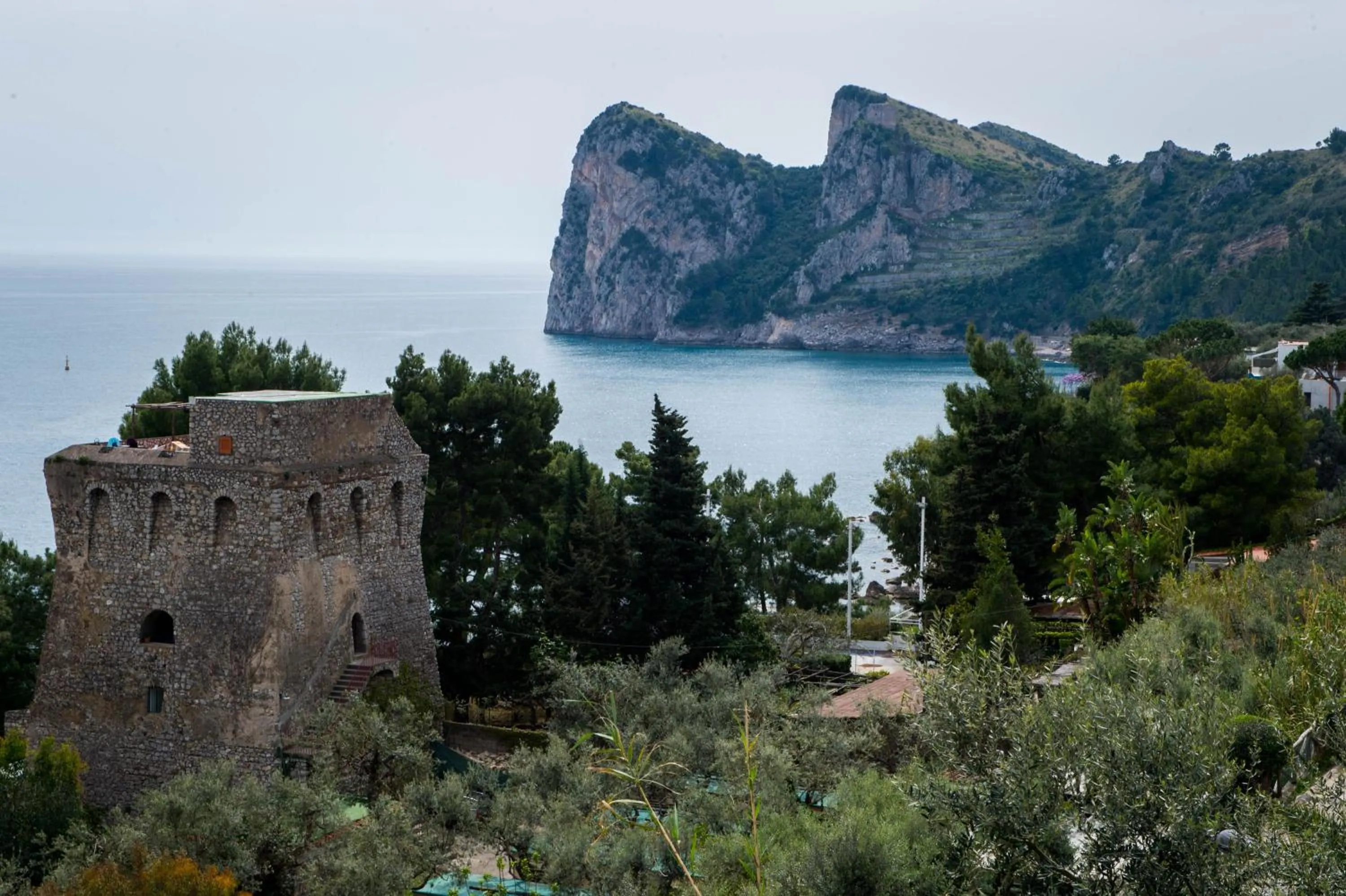 Landmark view in Marina del Cantone Chalet