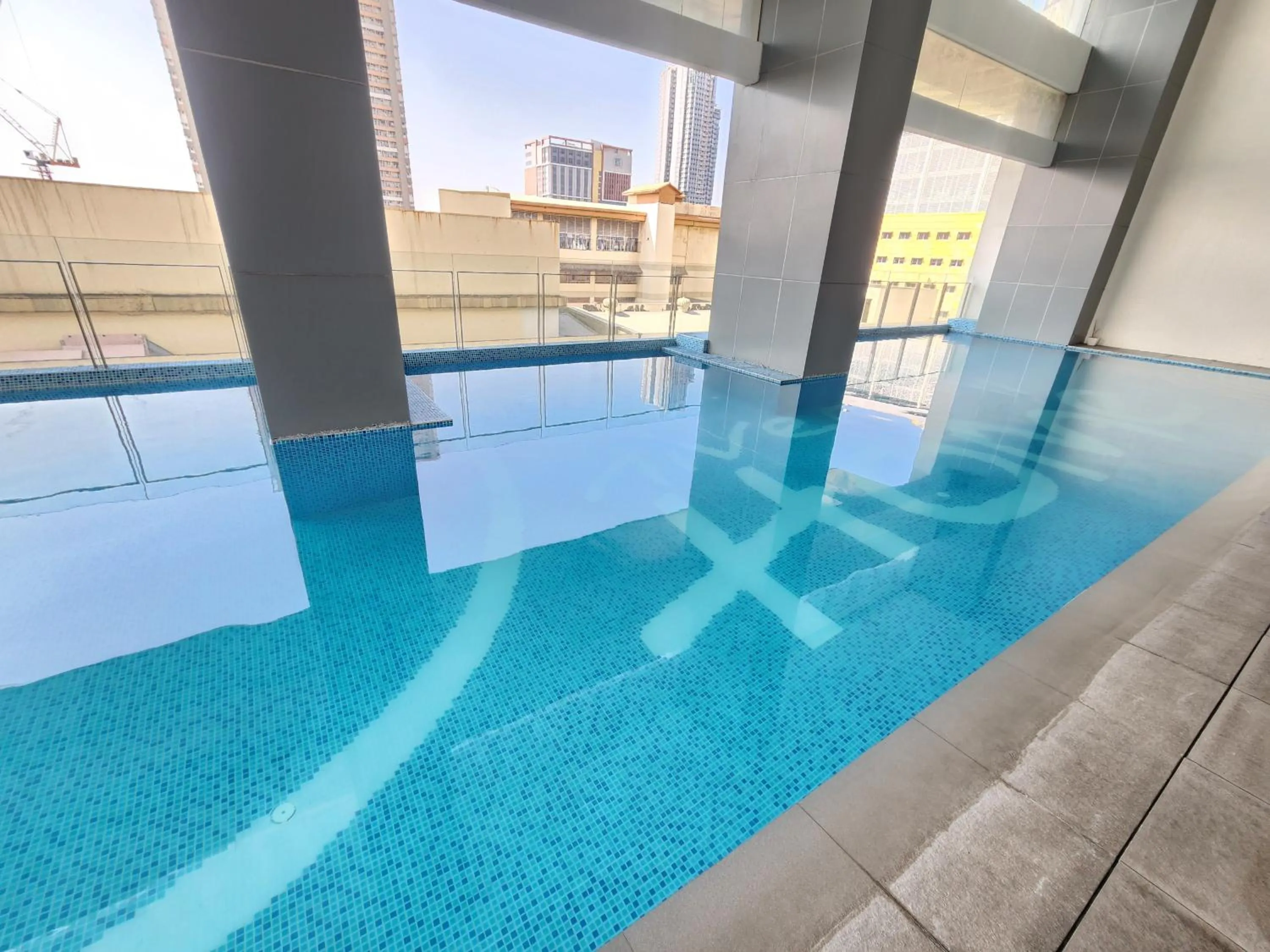 Pool view in UHome Lacson