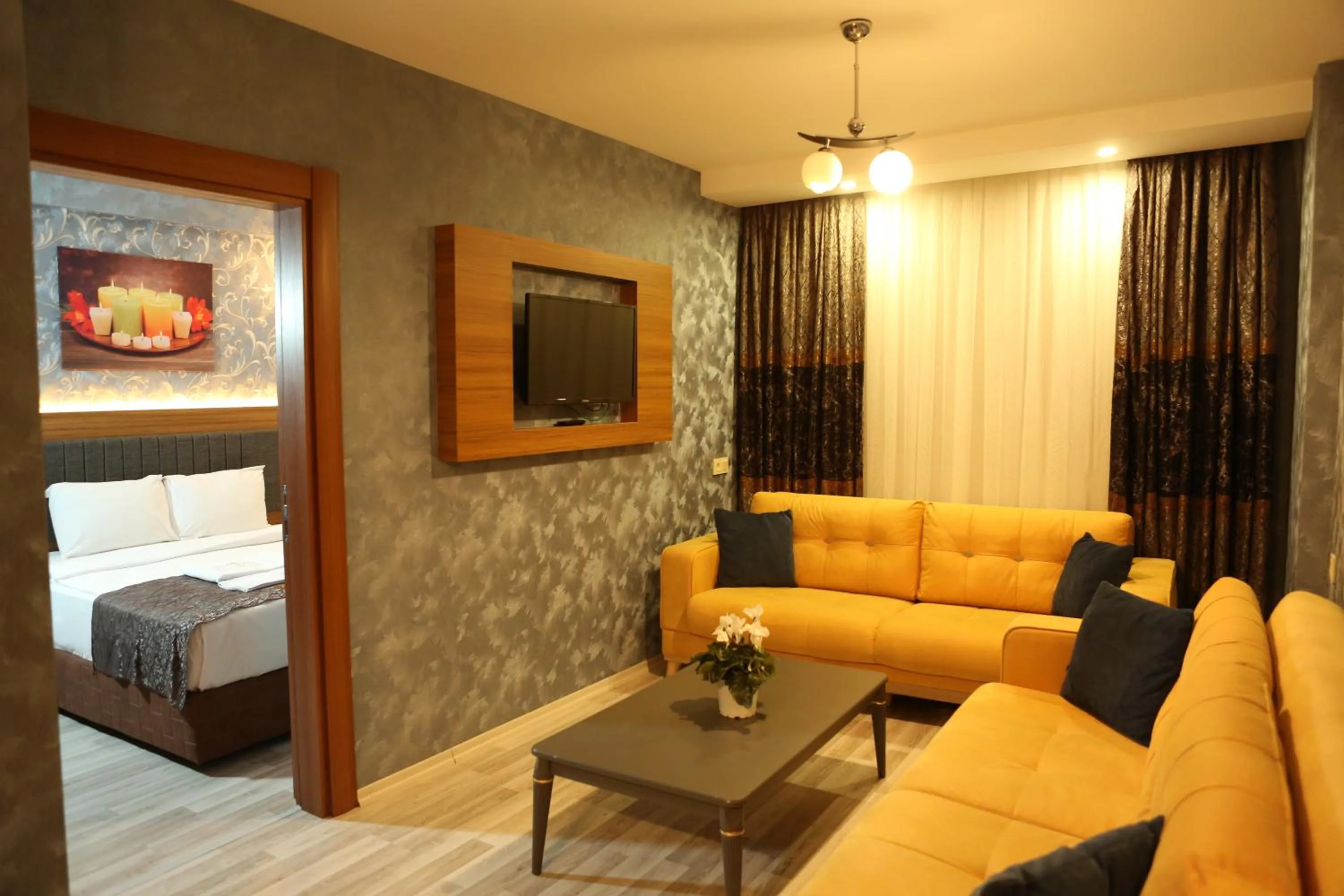 Living room, Bed in Bianca Hotel VAN