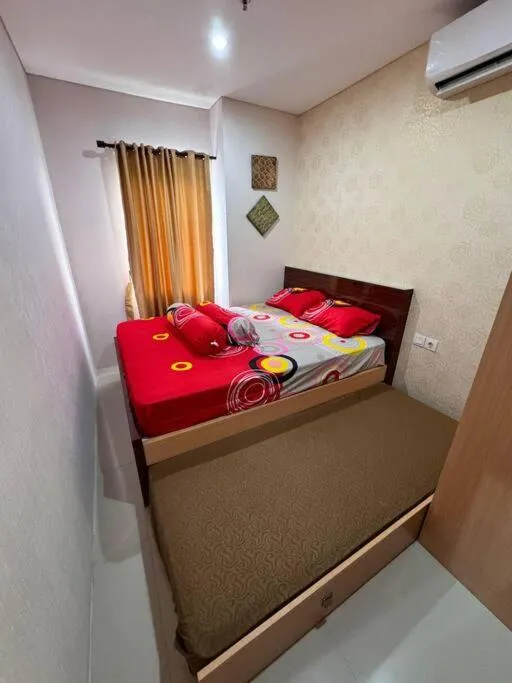 Bed in ANCOL 2BR Luxury Northland Resident SEA VIEW