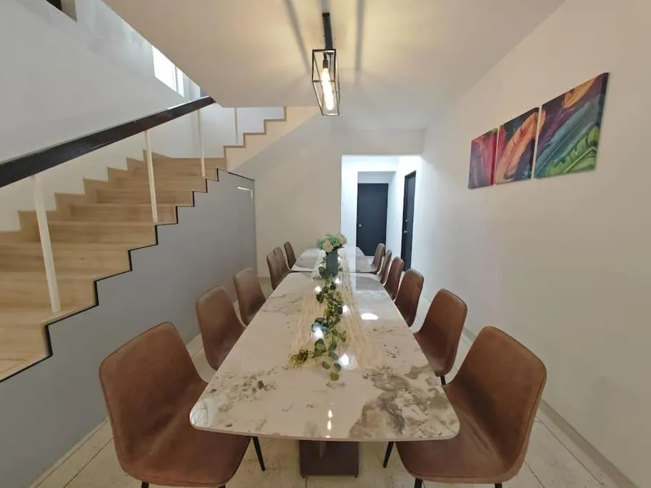 Dining area in Taman Duta KL Deluxe Villa by uBook