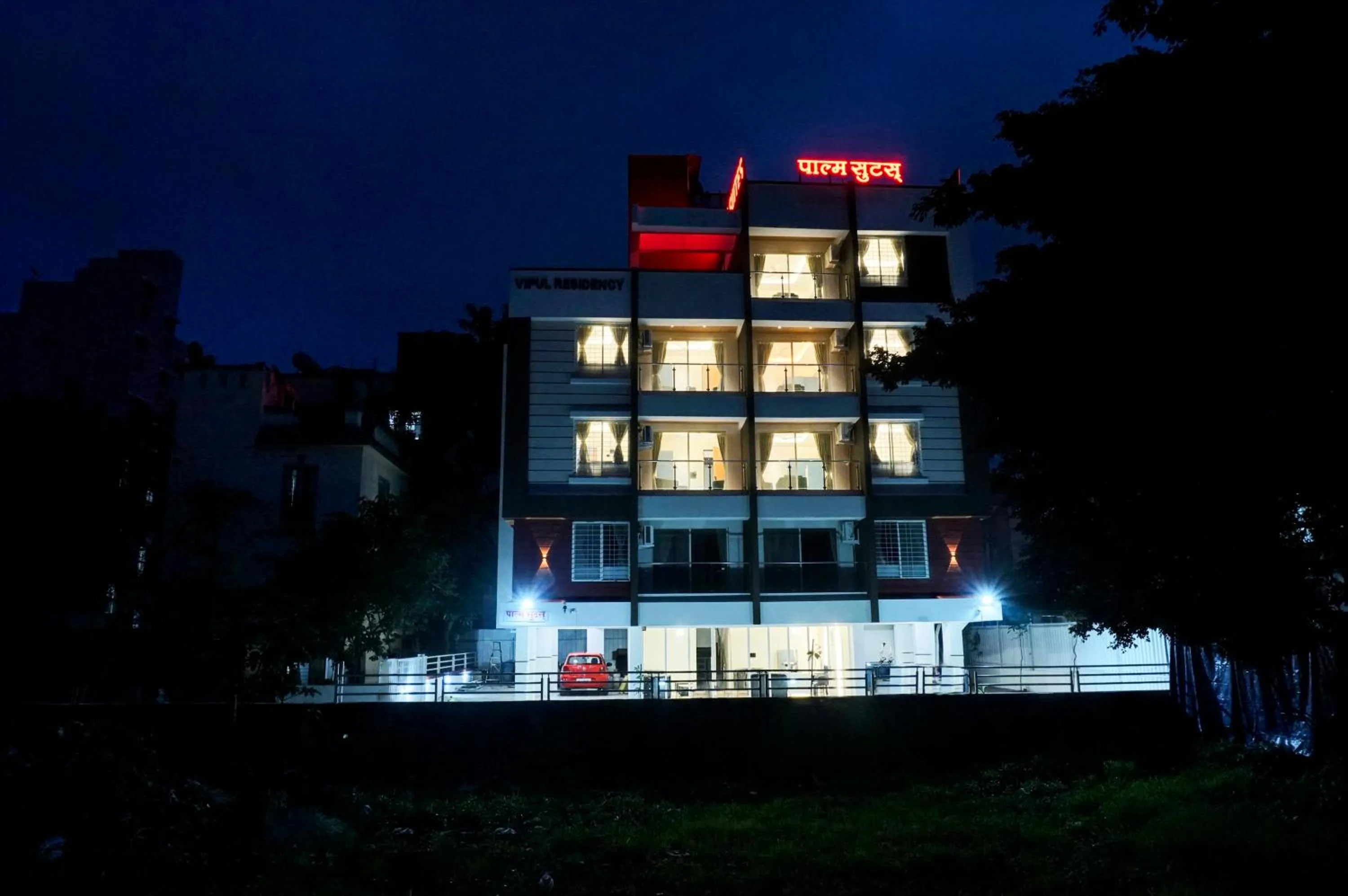 Property building in Palm Suites Baner- indian nationals only