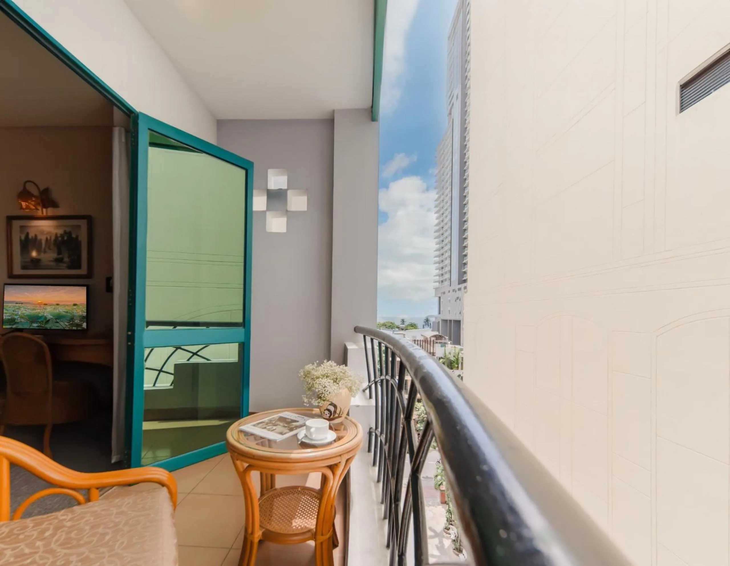 Inner courtyard view in Green Nha Trang