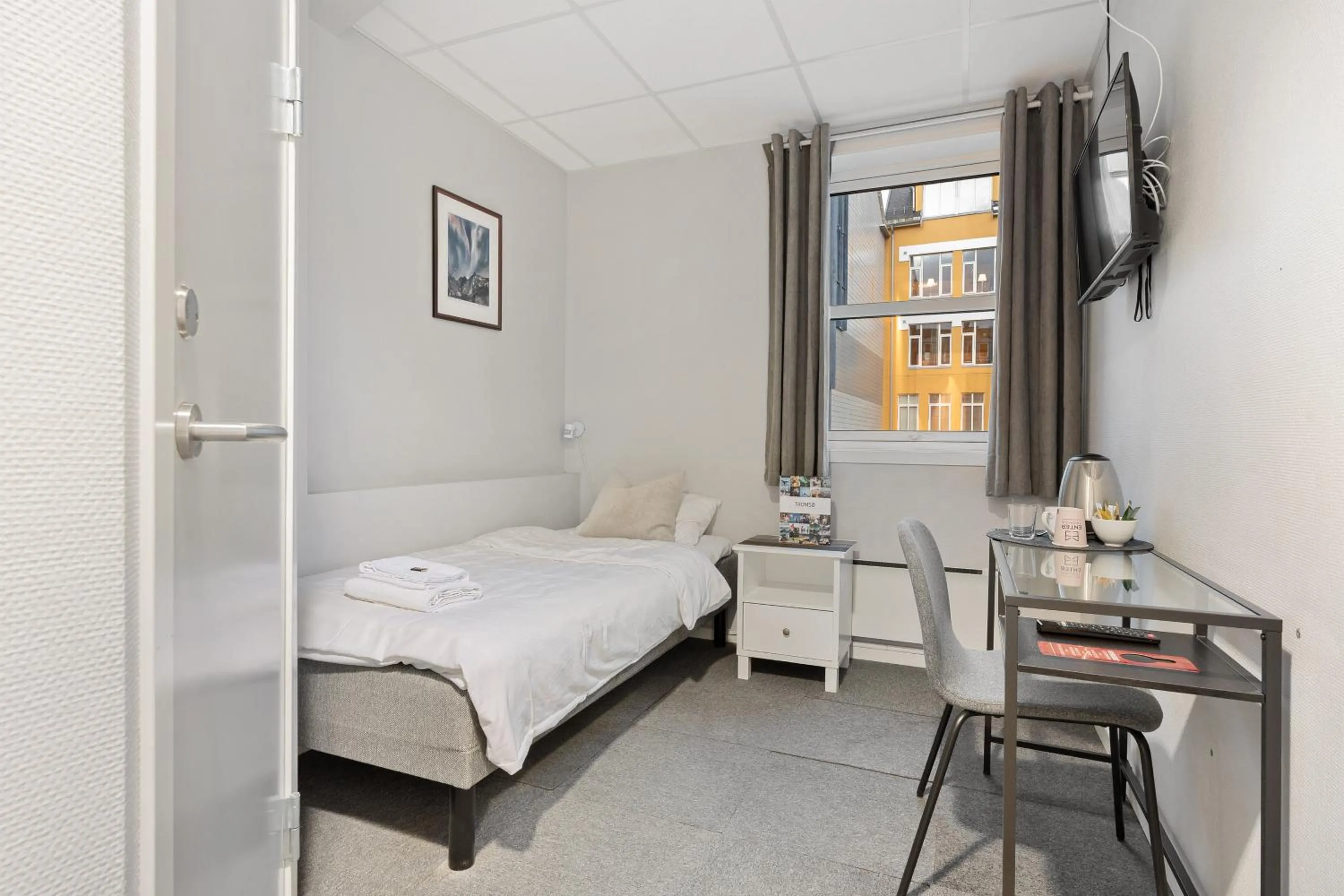 Bed in Enter Skansen Hotel