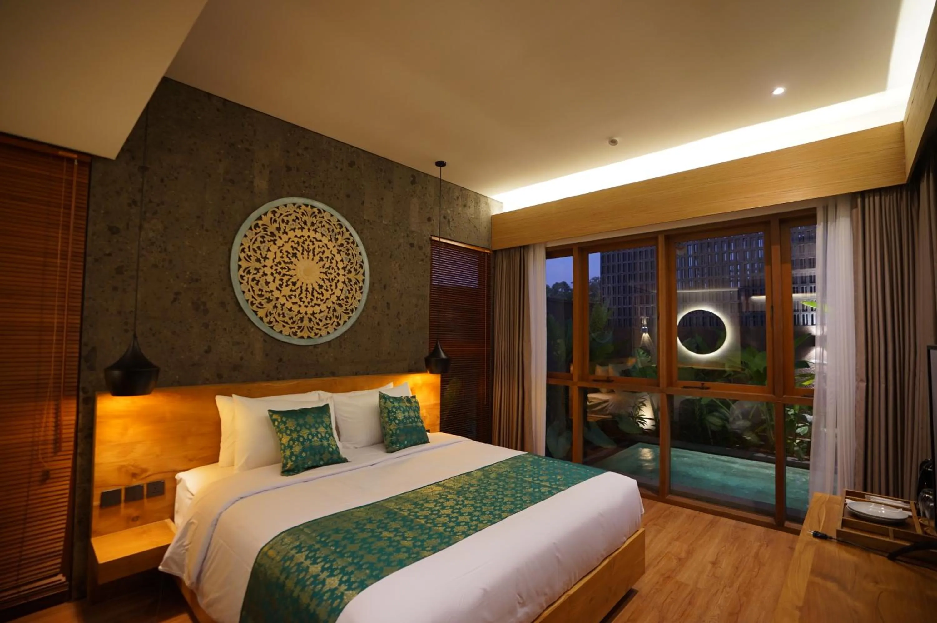 Bedroom, Bed in The Shanti Graha Villas