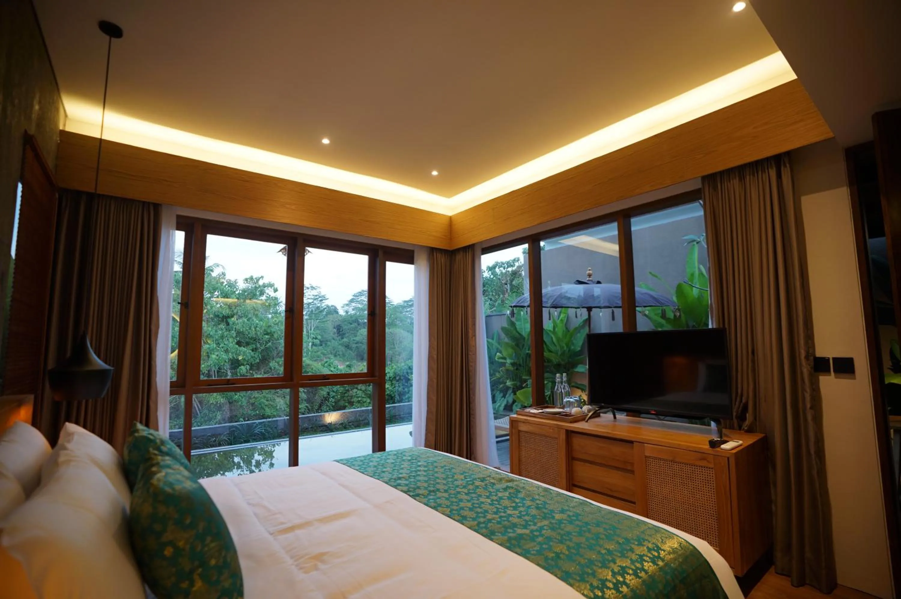 TV and multimedia, Bed in The Shanti Graha Villas
