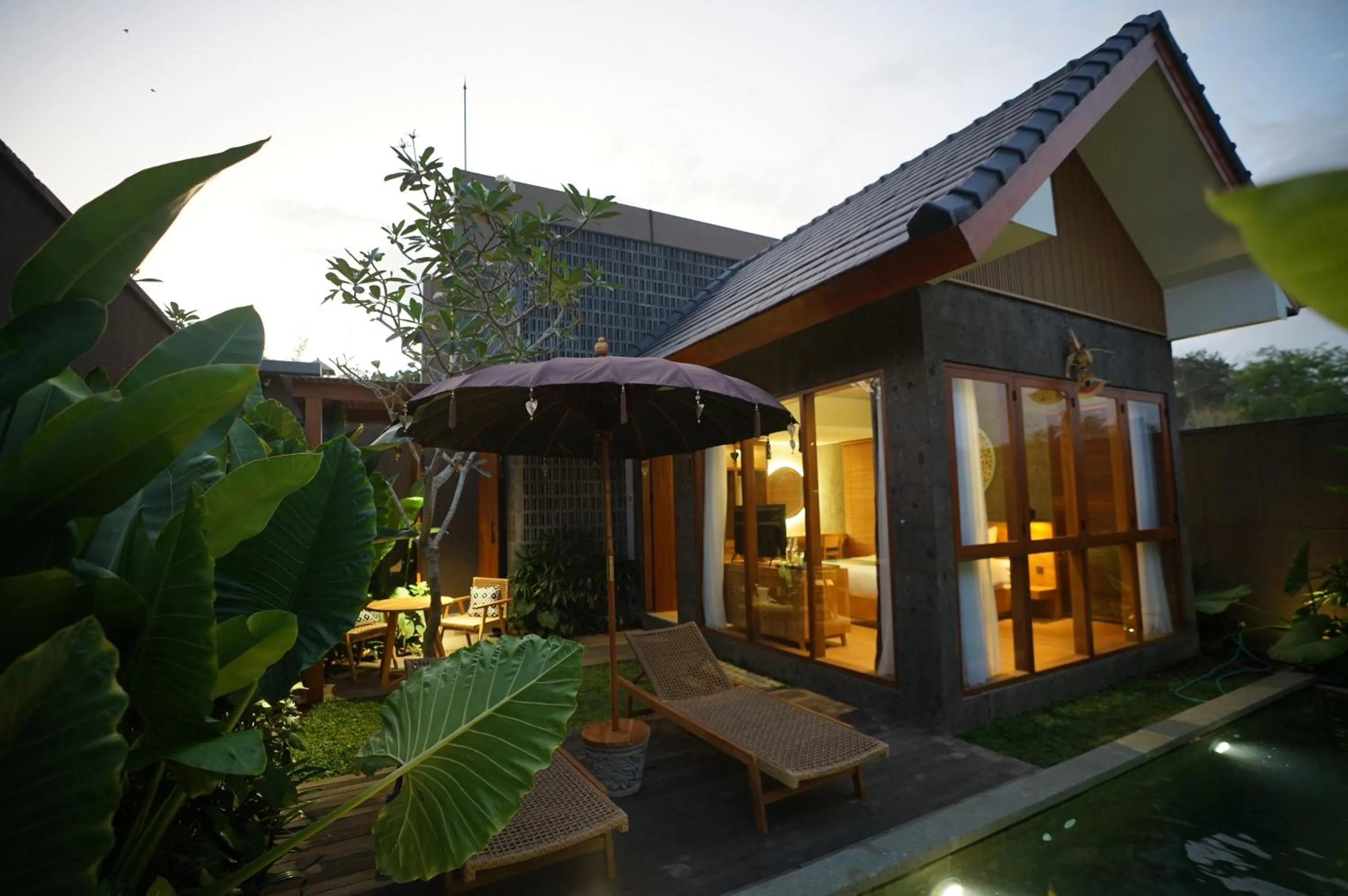 Garden in The Shanti Graha Villas