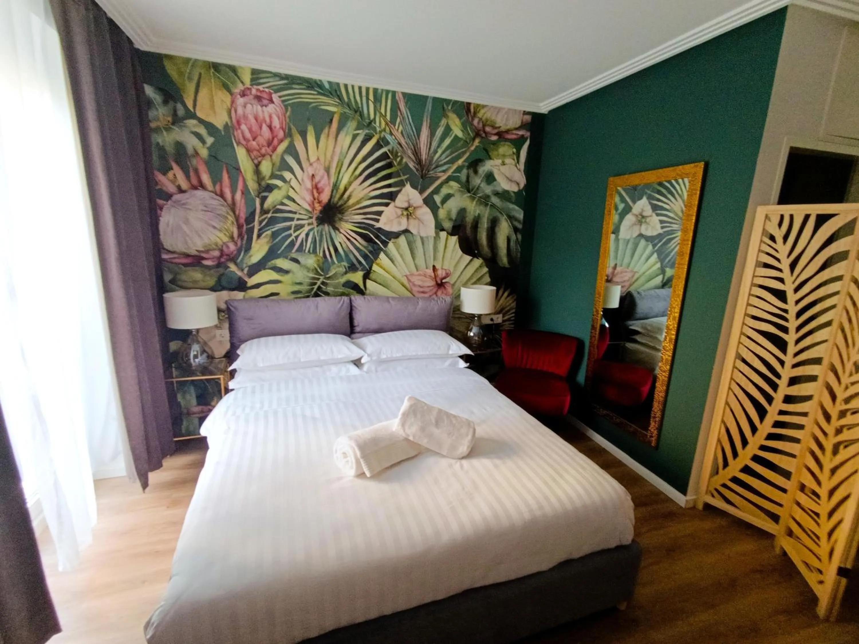 Bed in BOSSA CITY Design Apartments