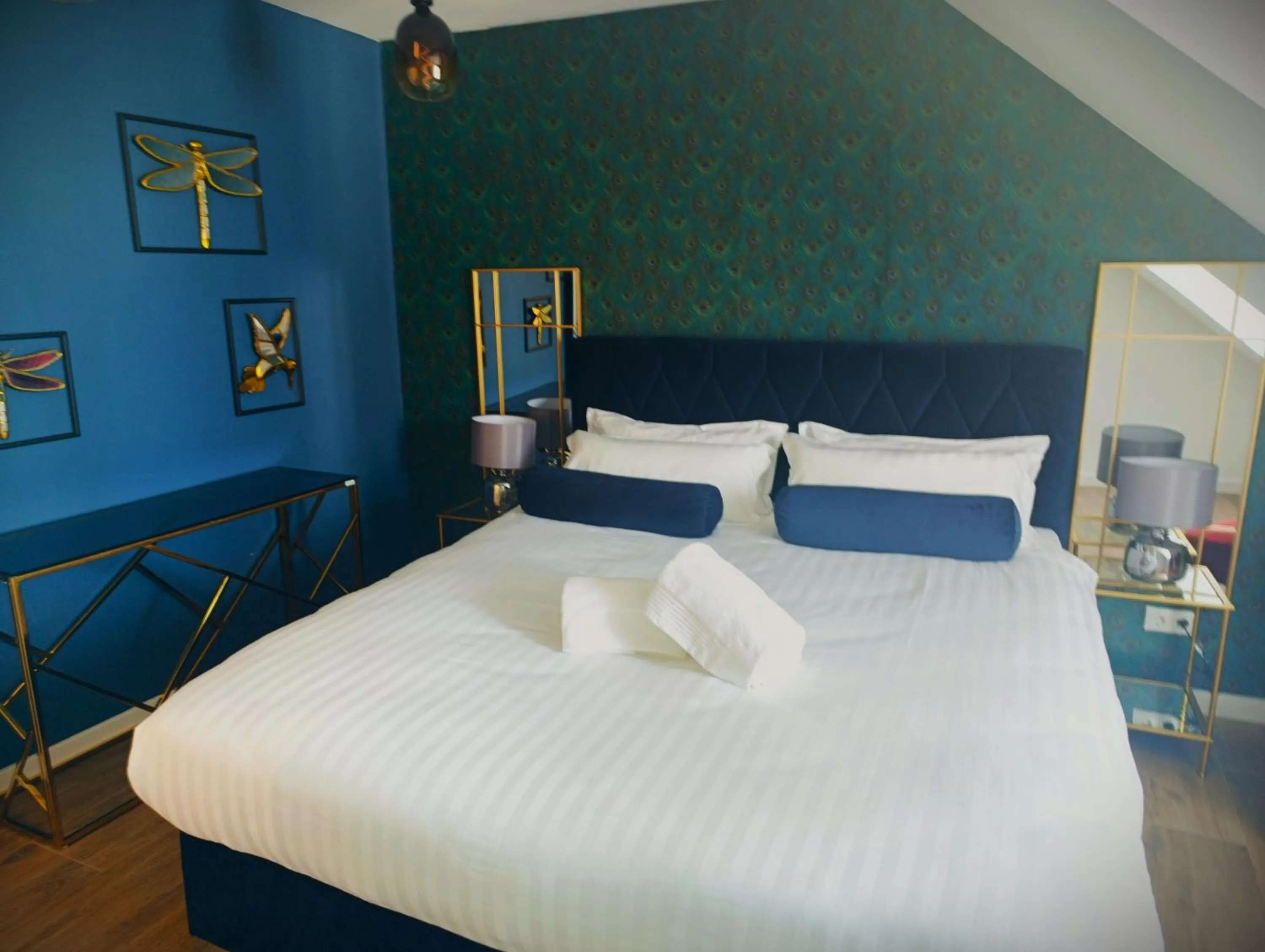 Bed in BOSSA CITY Design Apartments