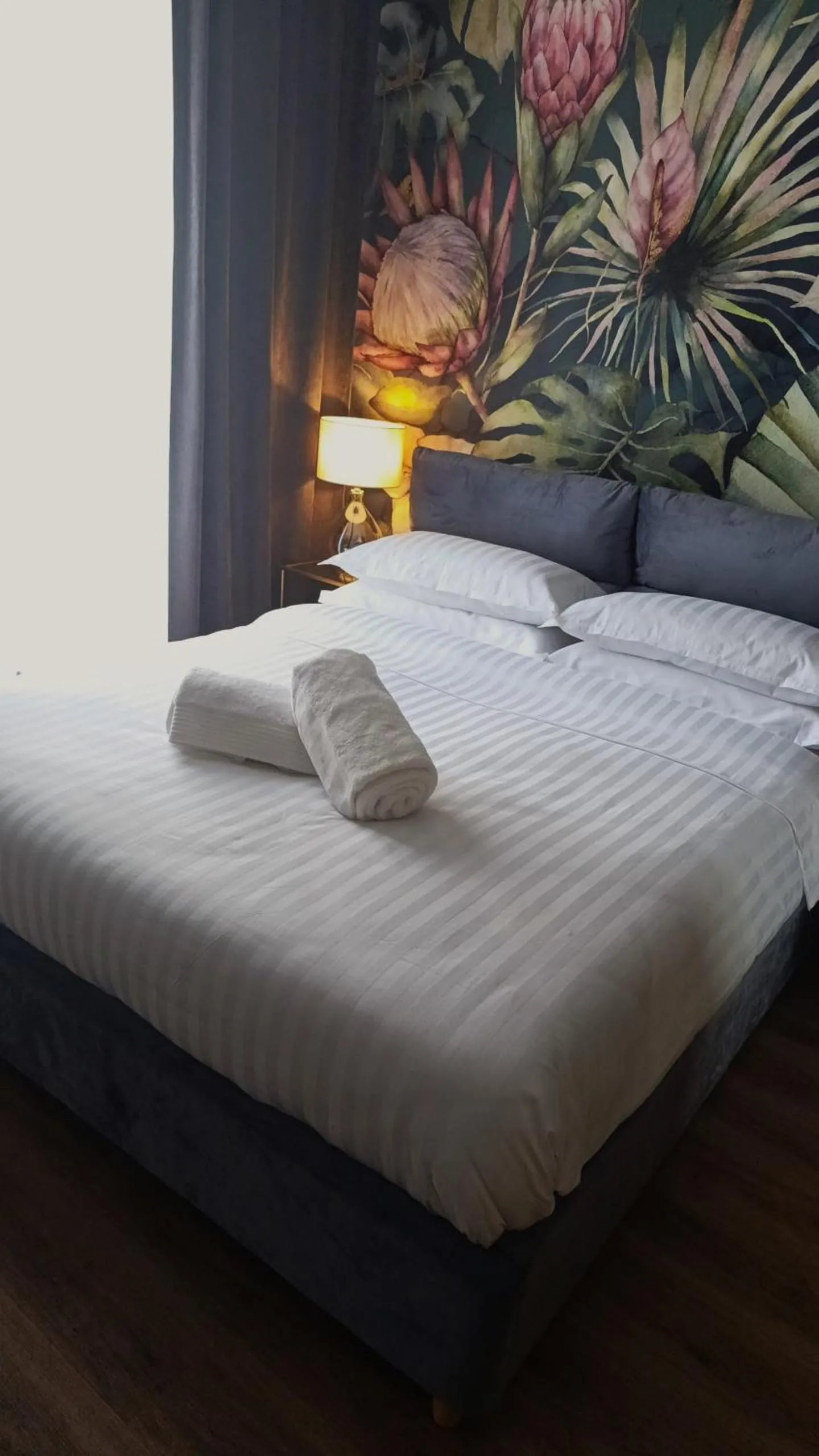 Bed in BOSSA CITY Design Apartments